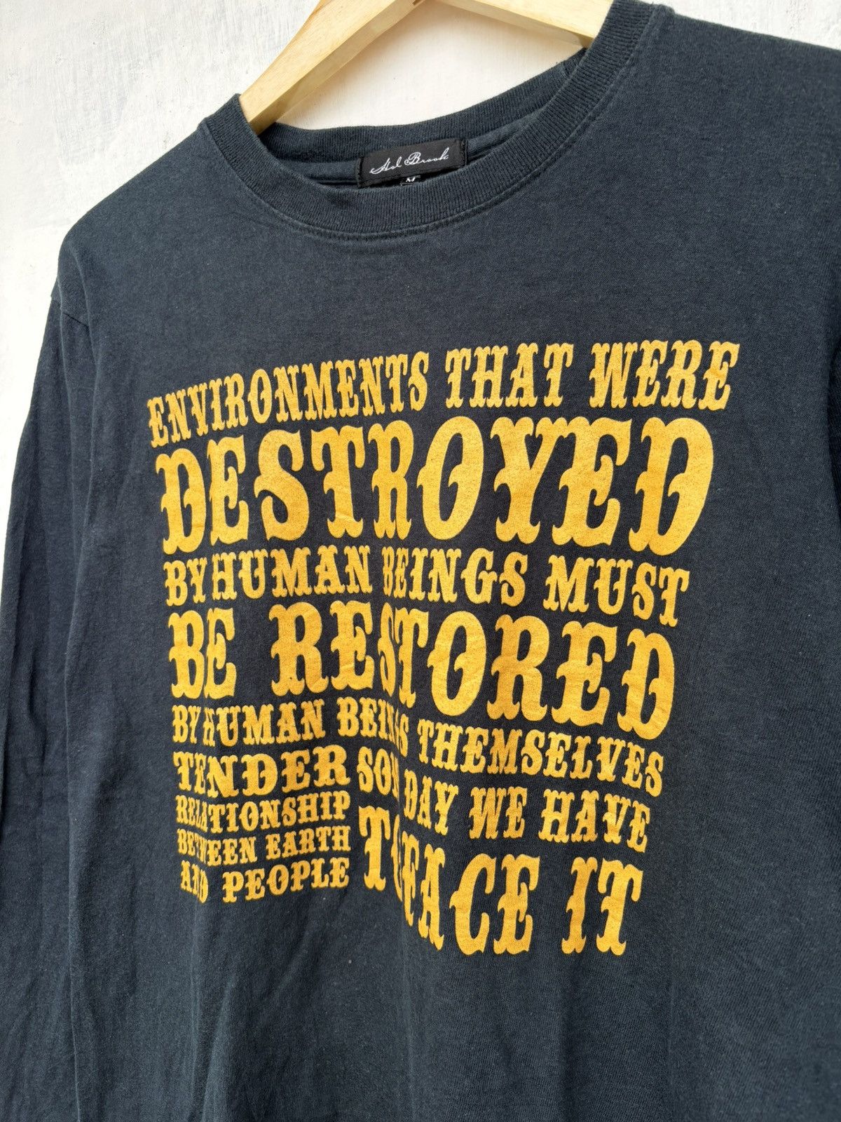 Japanese Brand Hol Brook Poem Longsleeve Japanese Brand Size US M / EU 48-50 / 2 - 3 Thumbnail