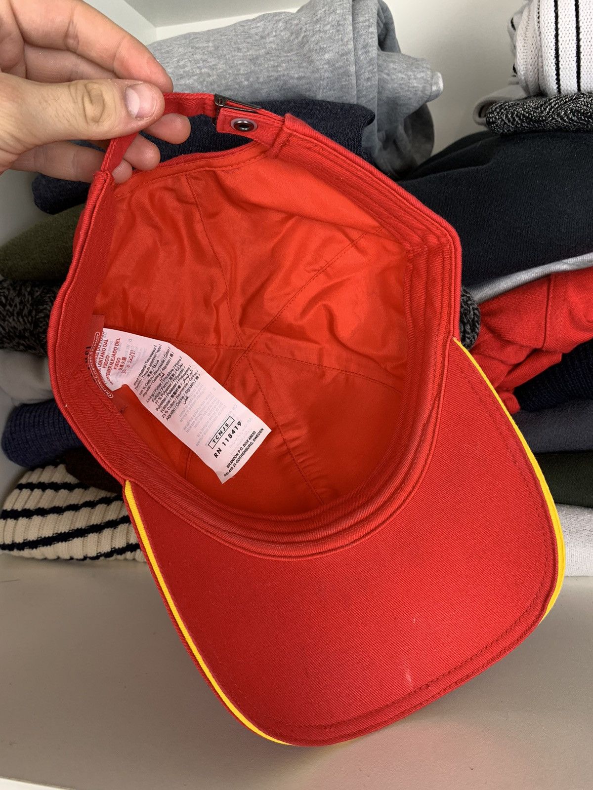 Ferrari Scuderia Ferrari Big Logo Cap Hat Size ONE SIZE - 16 Thumbnail