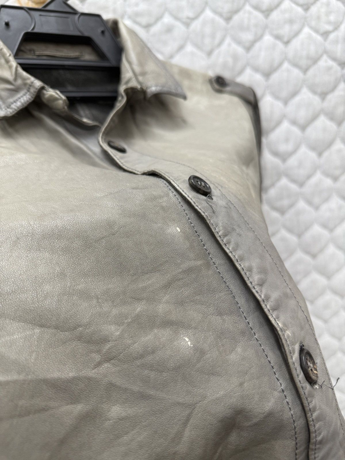 Drome 🔥🔥🔥ARCHIVE DROMe LEATHER SLEEVELESS BUTTON UP Size US M / EU 48-50 / 2 - 15 Thumbnail