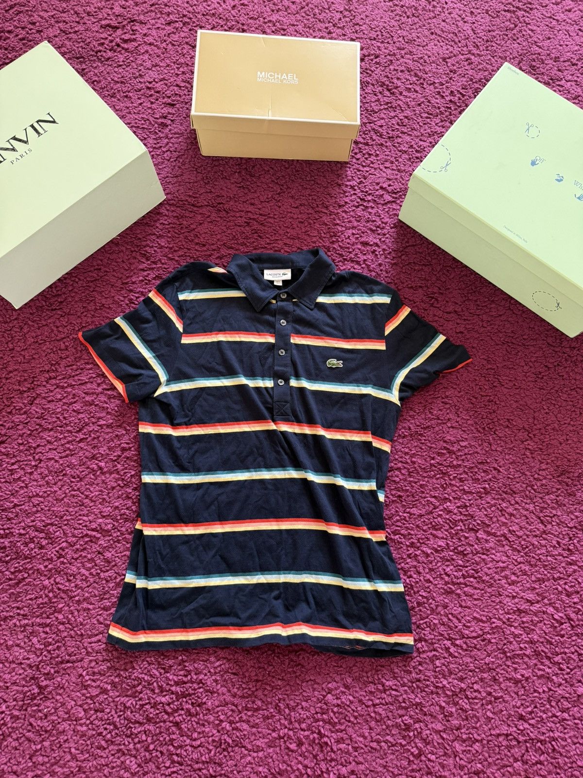 Lacoste Rare Polo Lacoste T-shirt Size US L / EU 52-54 / 3 - 1 Thumbnail