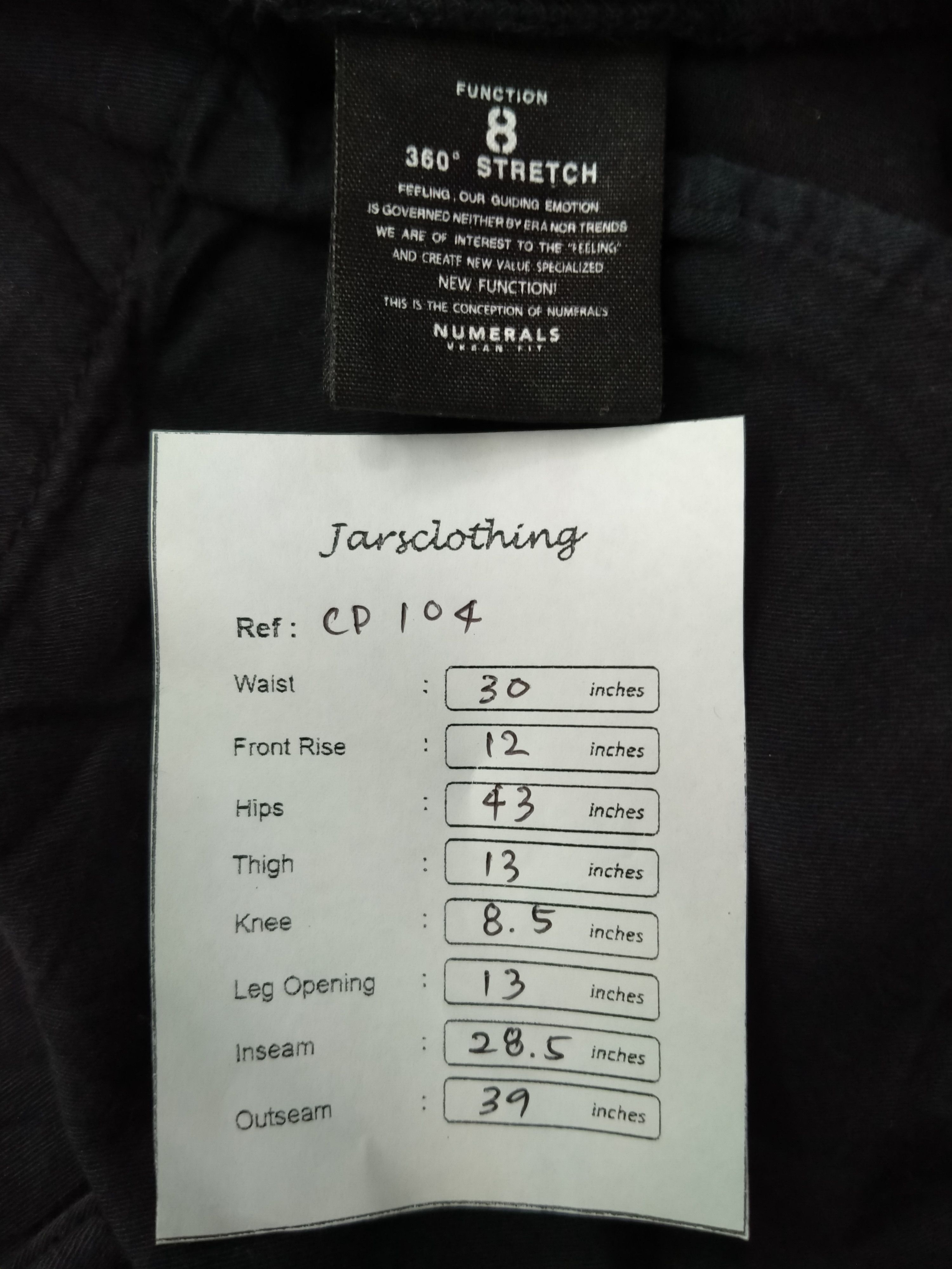 Vintage Numerals Japanese Brand Cargo Multi Pocket Pants -CP104 Size US 30 / EU 46 - 8 Thumbnail