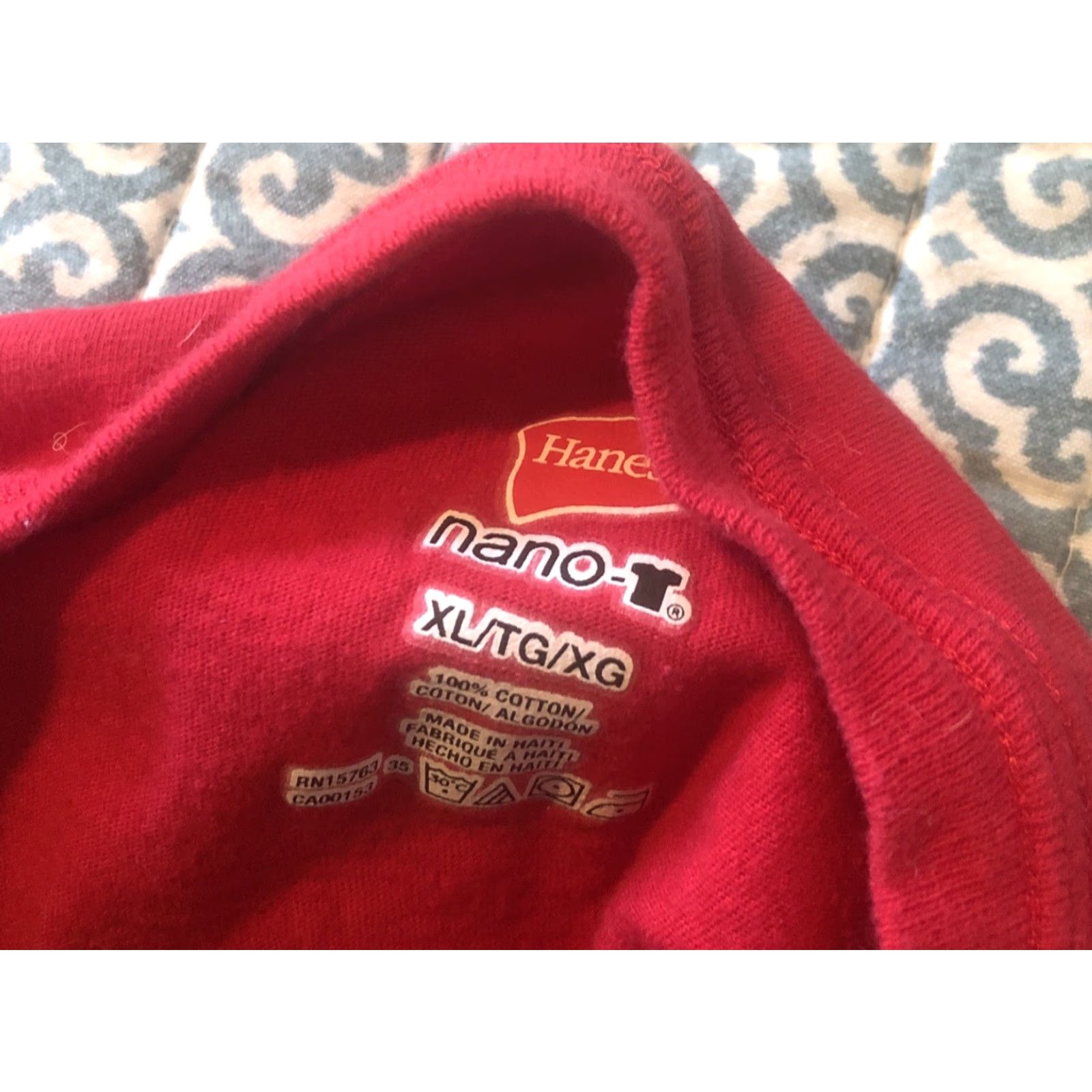 Hanes Hanes T-Shirt XL Red Budweiser King Of Beers Beer Christmas Holiday Crew Neck Short Sleeve Knit Cotton Logo Size US XL / EU 56 / 4 - 4 Thumbnail
