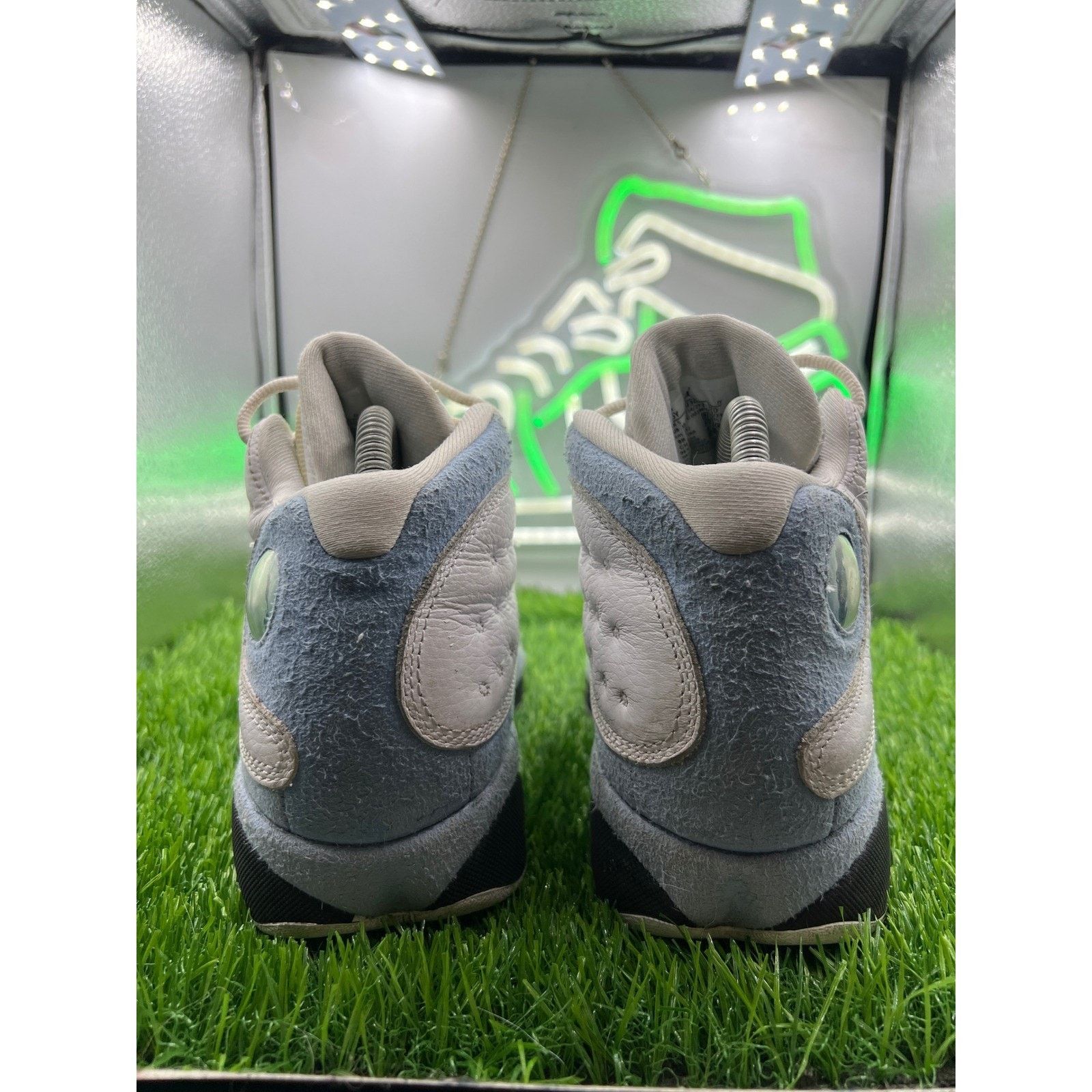 Jordan Brand Nike Air Jordan 13 White Blue Grey UNC GS Men's 5.5Y W 7 Size US 5.5 / EU 38 - 5 Thumbnail