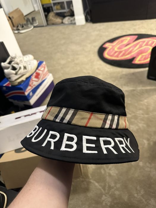 Vintage Burberry Bucket Hat Grailed