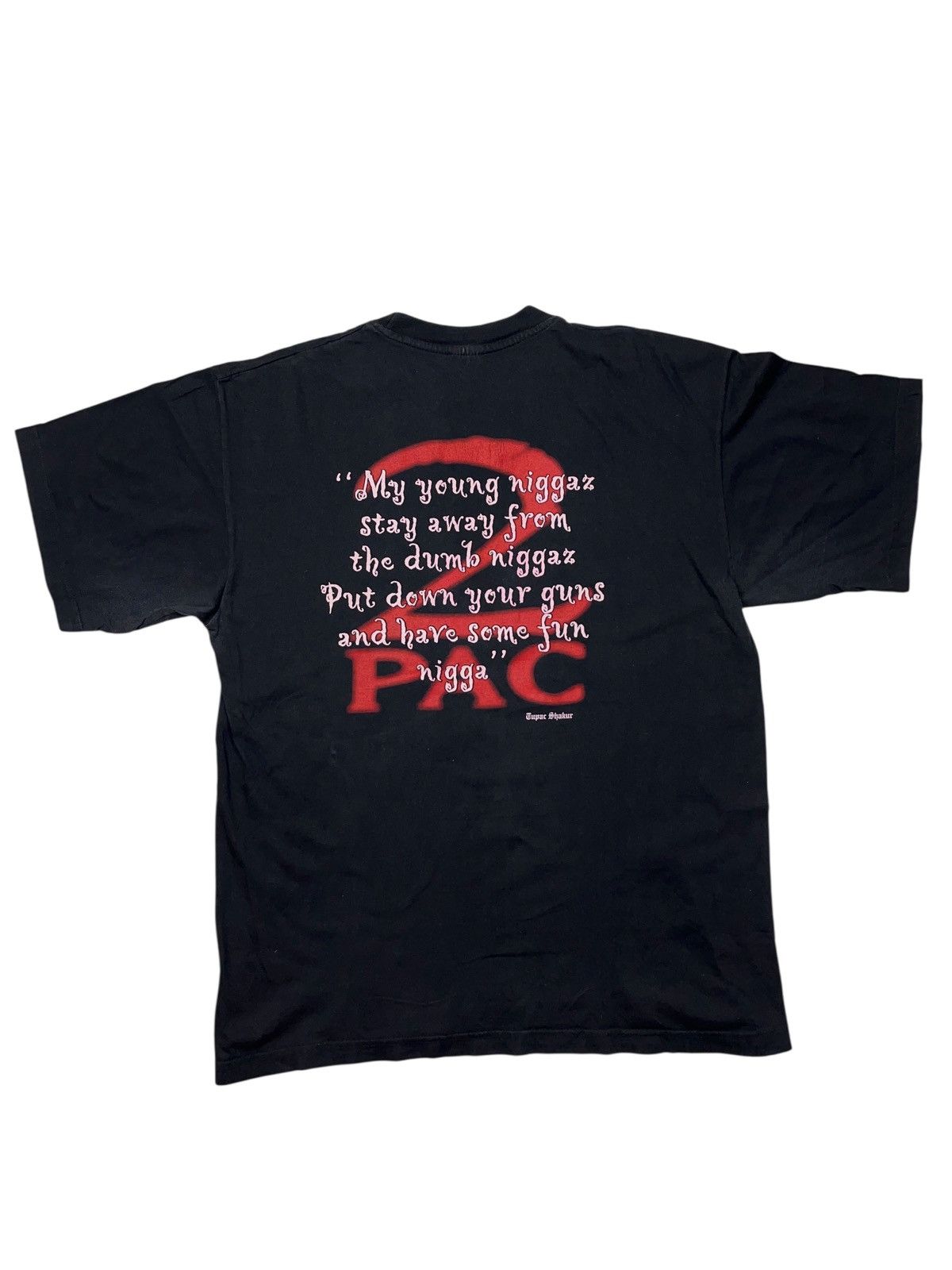 Rap Tees Vintage 1997 2Pac Only God Can Judge Me Rap Tee Death Row Size US XL / EU 56 / 4 - 2 Thumbnail