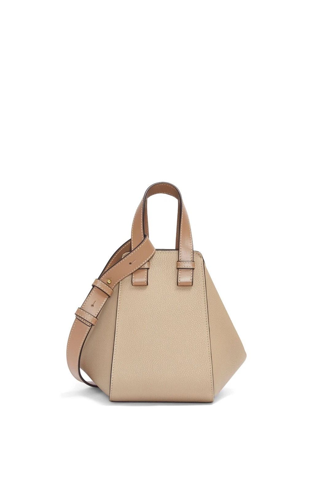 Loewe LOEWE Hammock Compact Sand Leather Handbag New Authentic Size ONE SIZE - 4 Thumbnail