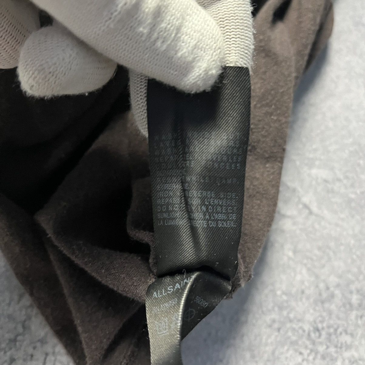 Allsaints Vintage Allsaints Brown Polo Shirt Streetwear Y2K Designer Size US M / EU 48-50 / 2 - 9 Thumbnail