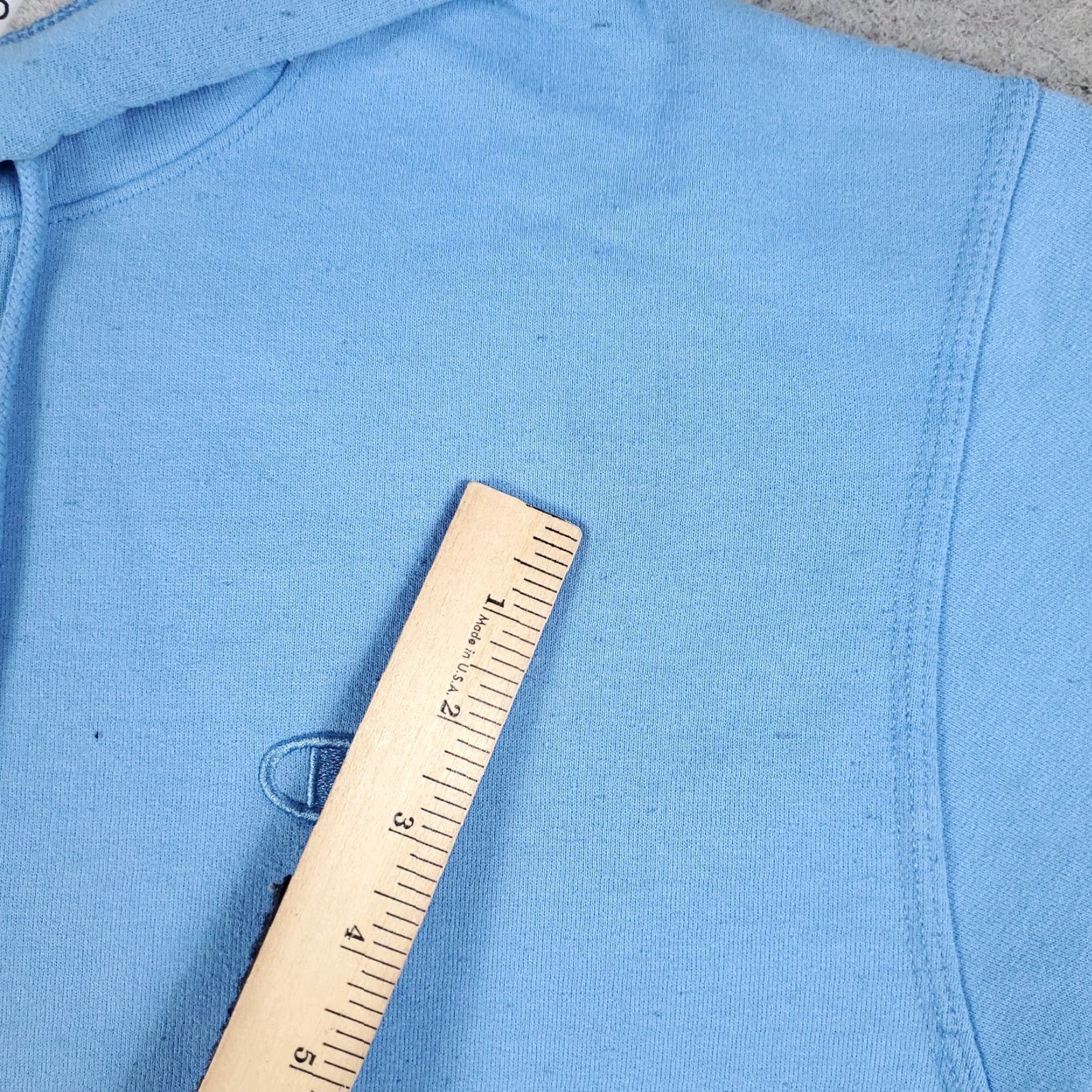 Champion VINTAGE Champion Hoodie Men’s Medium Pullover Sweater Fleece Navy Casual Streetwear Size US M / EU 48-50 / 2 - 3 Thumbnail