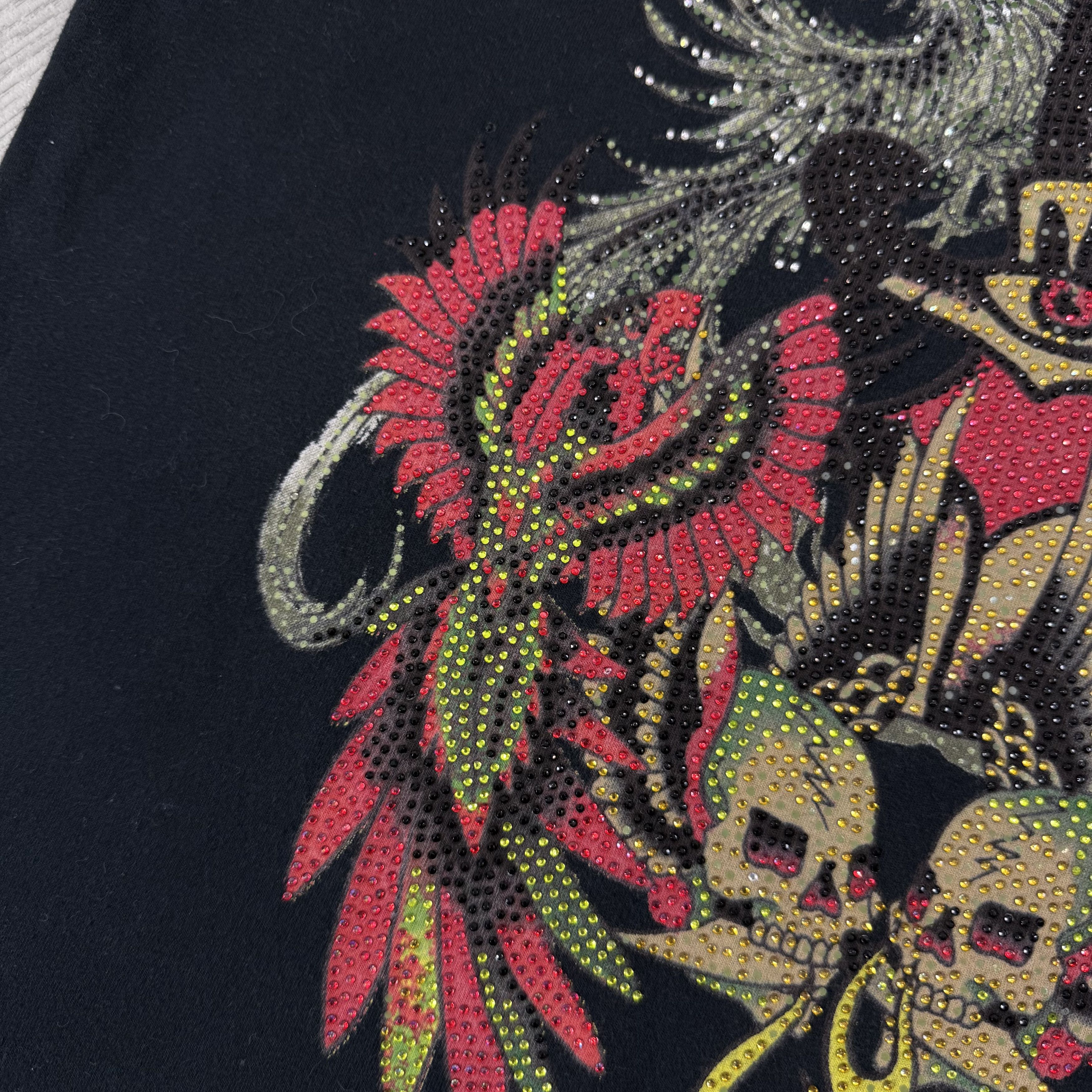 Ed Hardy Vintage Ed Hardy By Christian Audigier Y2K Graphic Tee Shirt Size US M / EU 48-50 / 2 - 11 Thumbnail