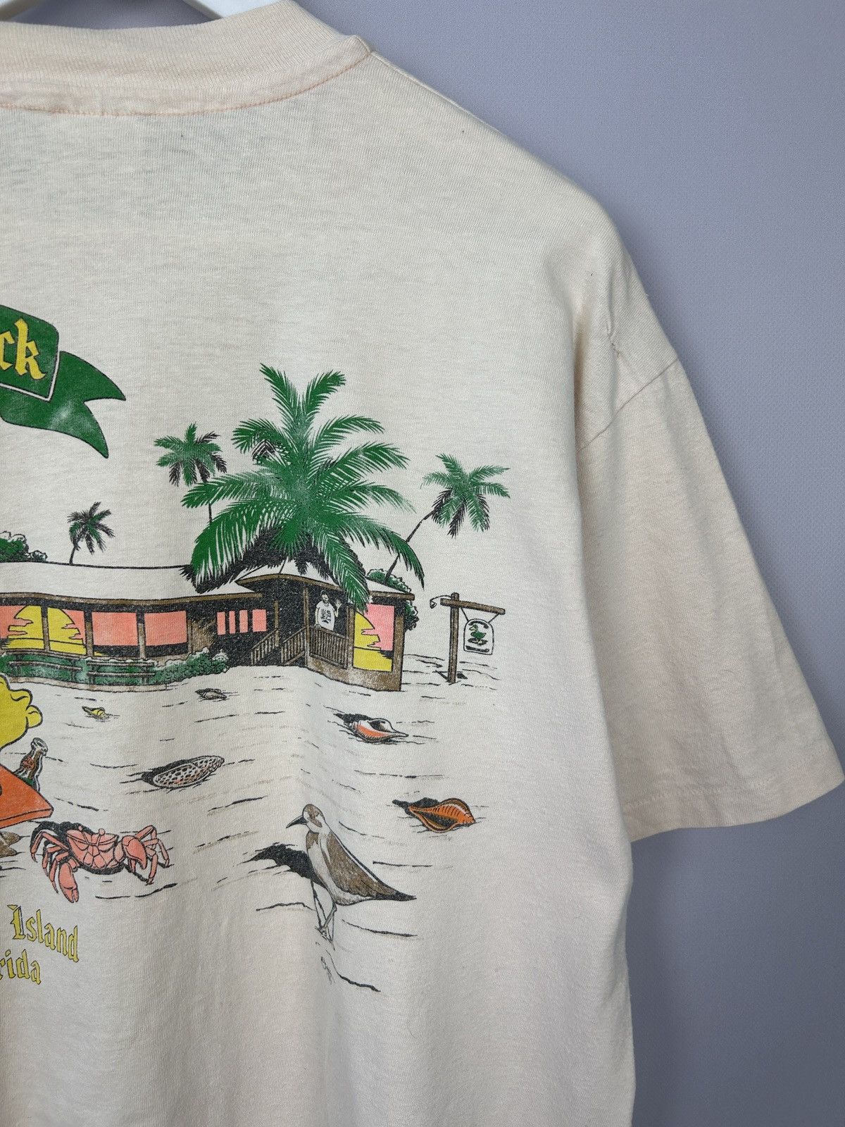 Hanes Vintage 1989 The Mucky Duck Captiva Island Florida 80s Size US L / EU 52-54 / 3 - 4 Thumbnail