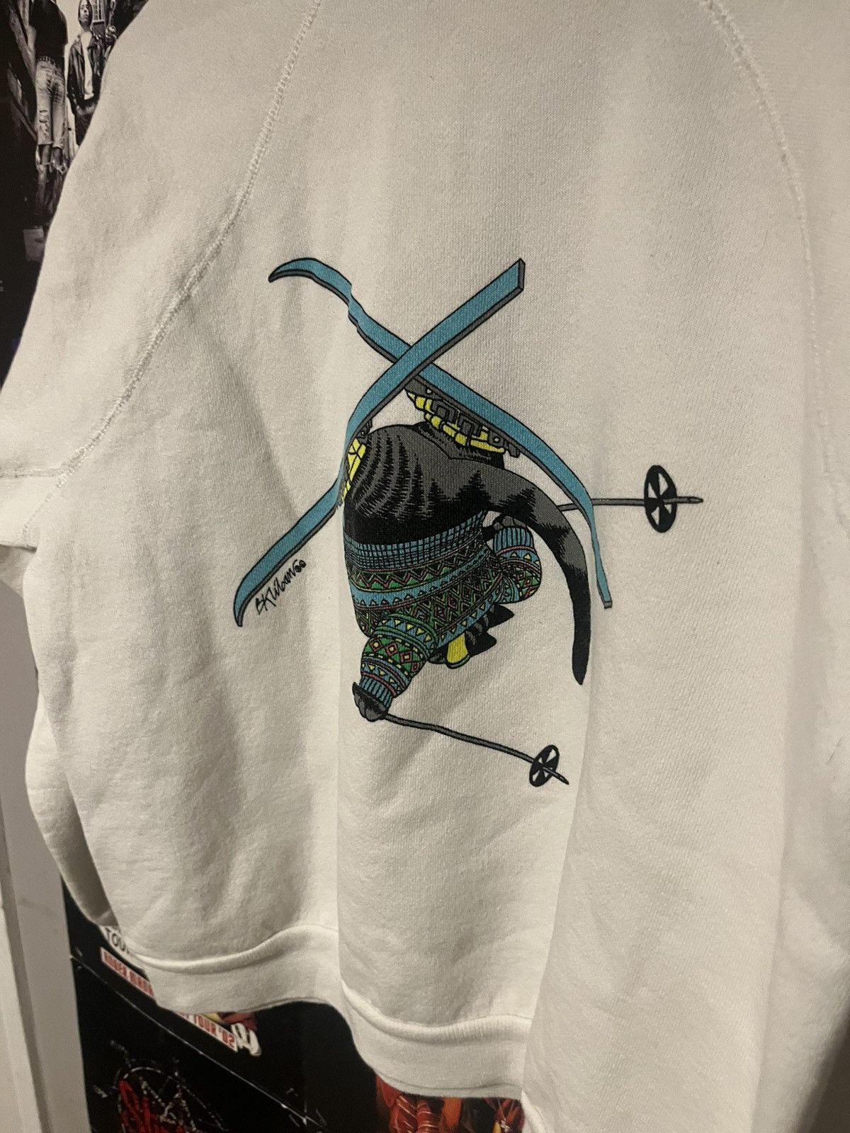 Other Vintage 80’s Crazy Shirts B Kliban skiing Cat sweatshirt Size US M / EU 48-50 / 2 - 10 Thumbnail