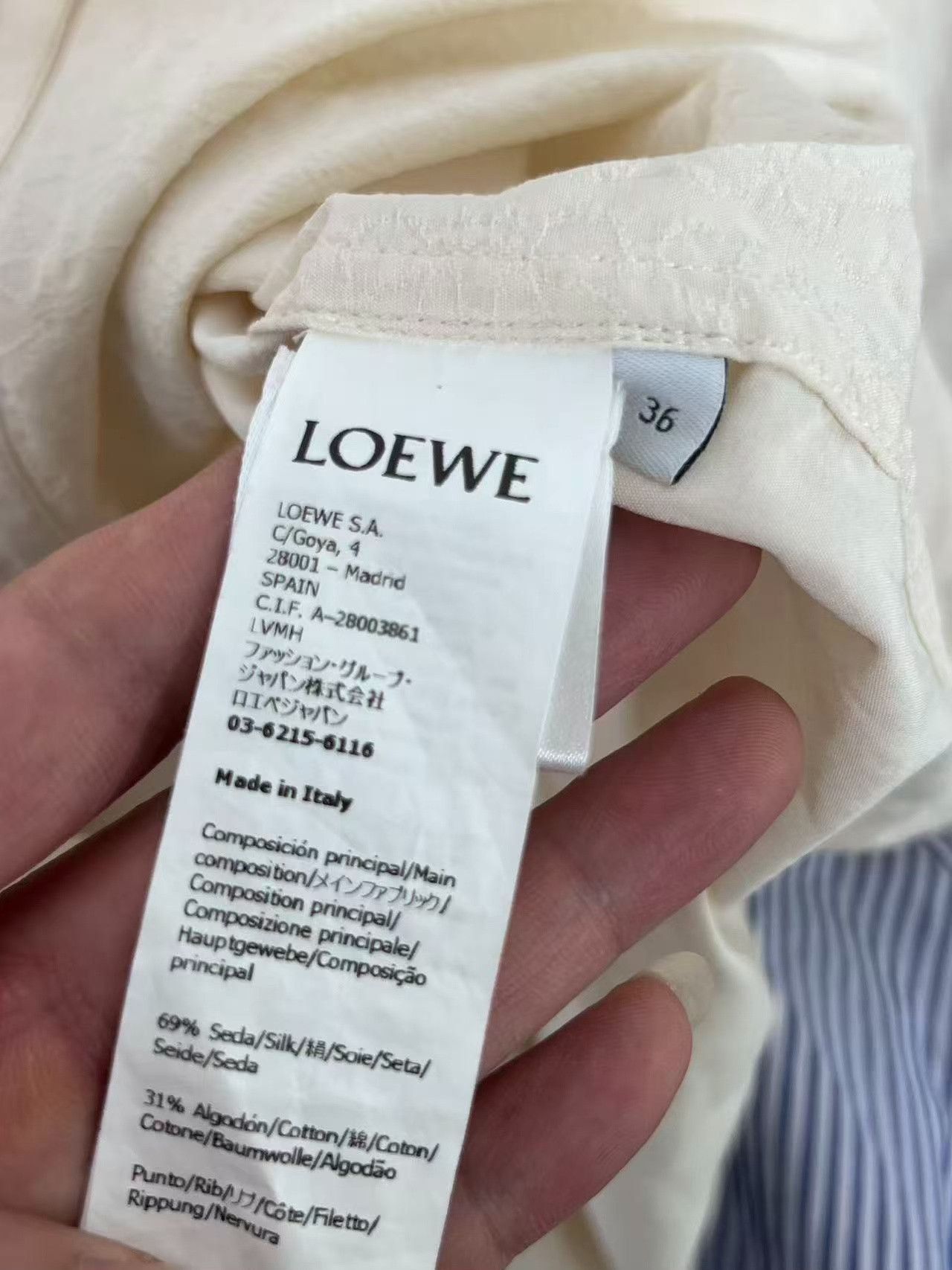 Loewe Loewe Early Autumn Jacquard Hooded Shirt Size US M / EU 48-50 / 2 - 4 Thumbnail
