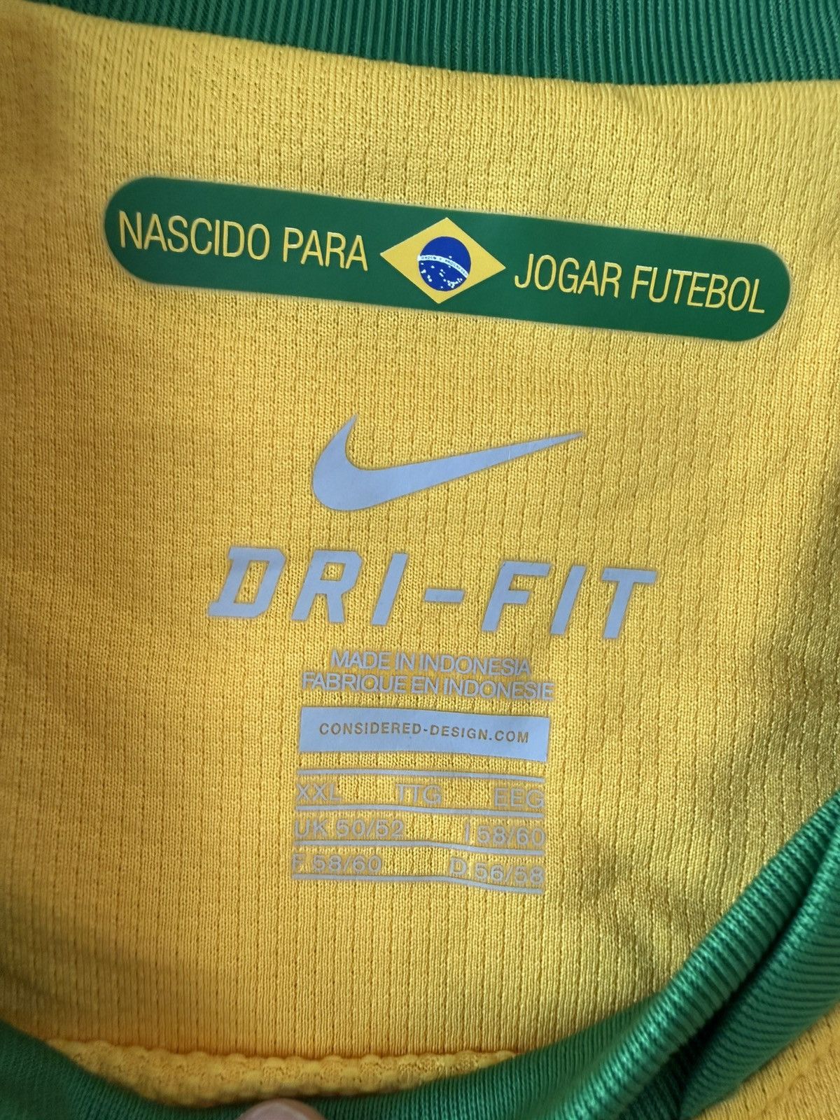 Nike Nike Brazil 2010/2011 jersey blokecore authentic Size US XXL / EU 58 / 5 - 4 Thumbnail