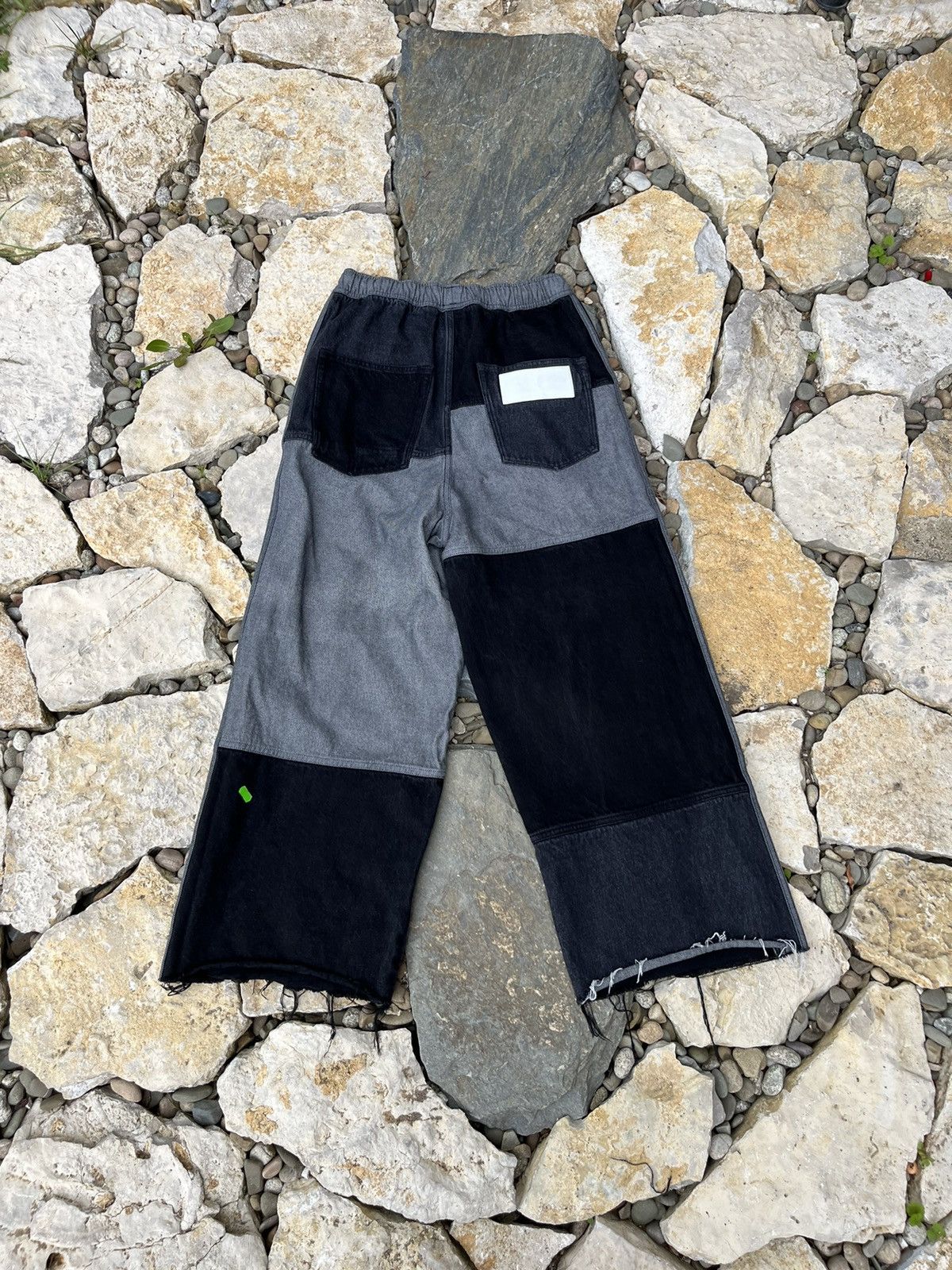 Adidas Adidas x Ksenia Schnaider patchwork sample baggy jeans pants Size 26" / US 2 / IT 38 - 2 Thumbnail