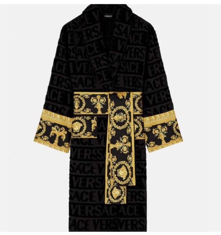 Versace Versace Baroque Bathrobe sz L Size ONE SIZE - 1 Thumbnail