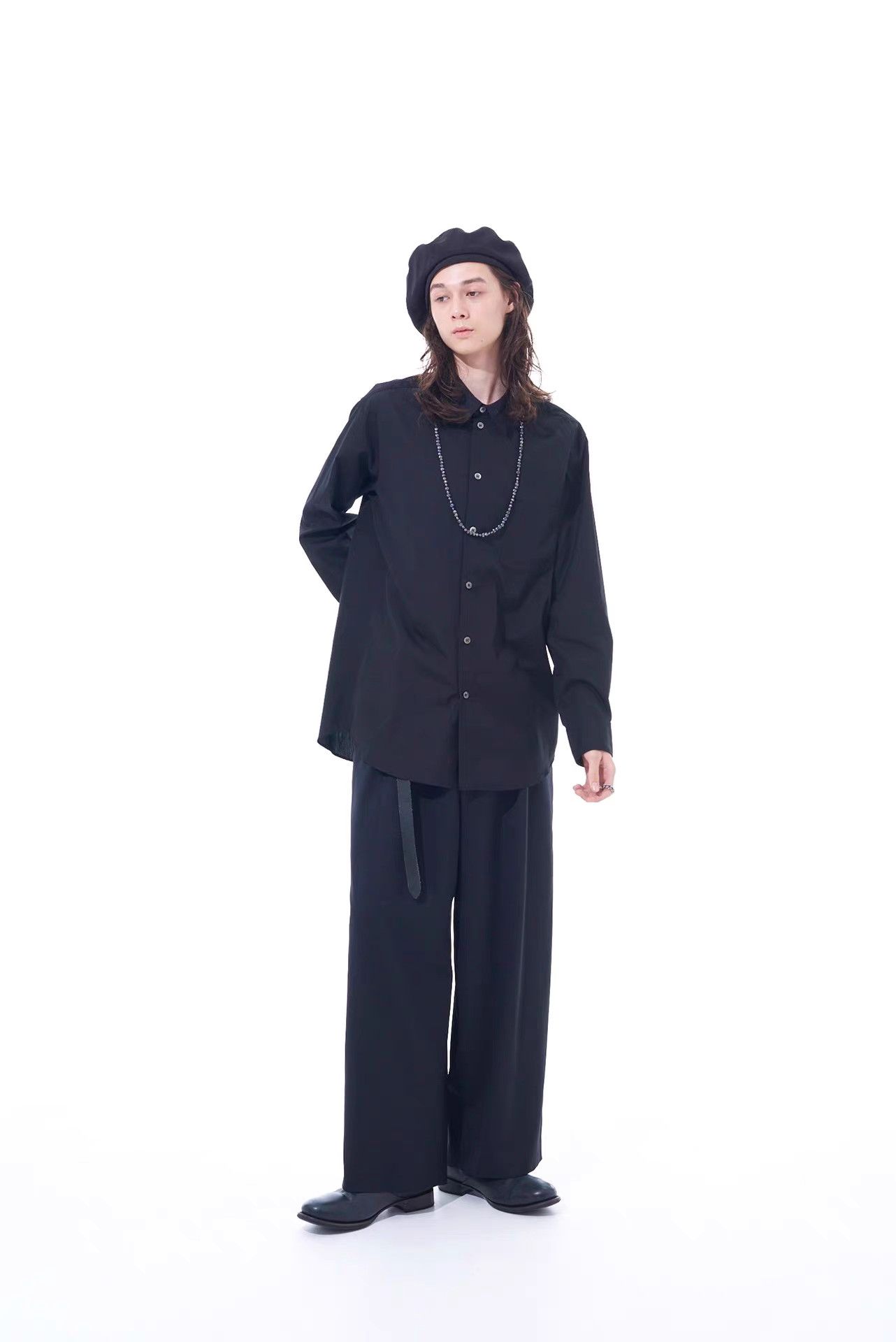 Yohji Yamamoto Yohji Yamamoto Basic Black Shirt K11 Size US M / EU 48-50 / 2 - 4 Thumbnail