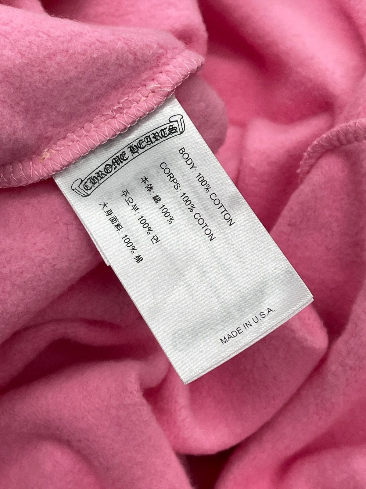 Chrome Hearts New Chrome Hearts Pink Hoodie Size US S / EU 44-46 / 1 - 4 Thumbnail