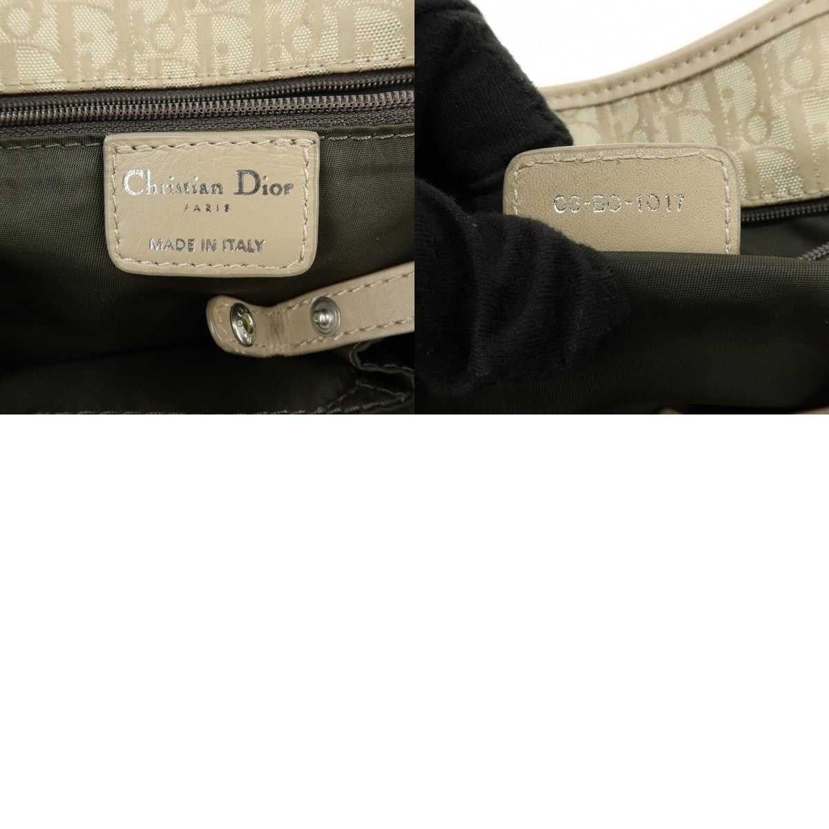 Christian Dior Monsieur Christian Dior Romantic Trotter Coated Canvas Tote Beige Size ONE SIZE - 8 Thumbnail