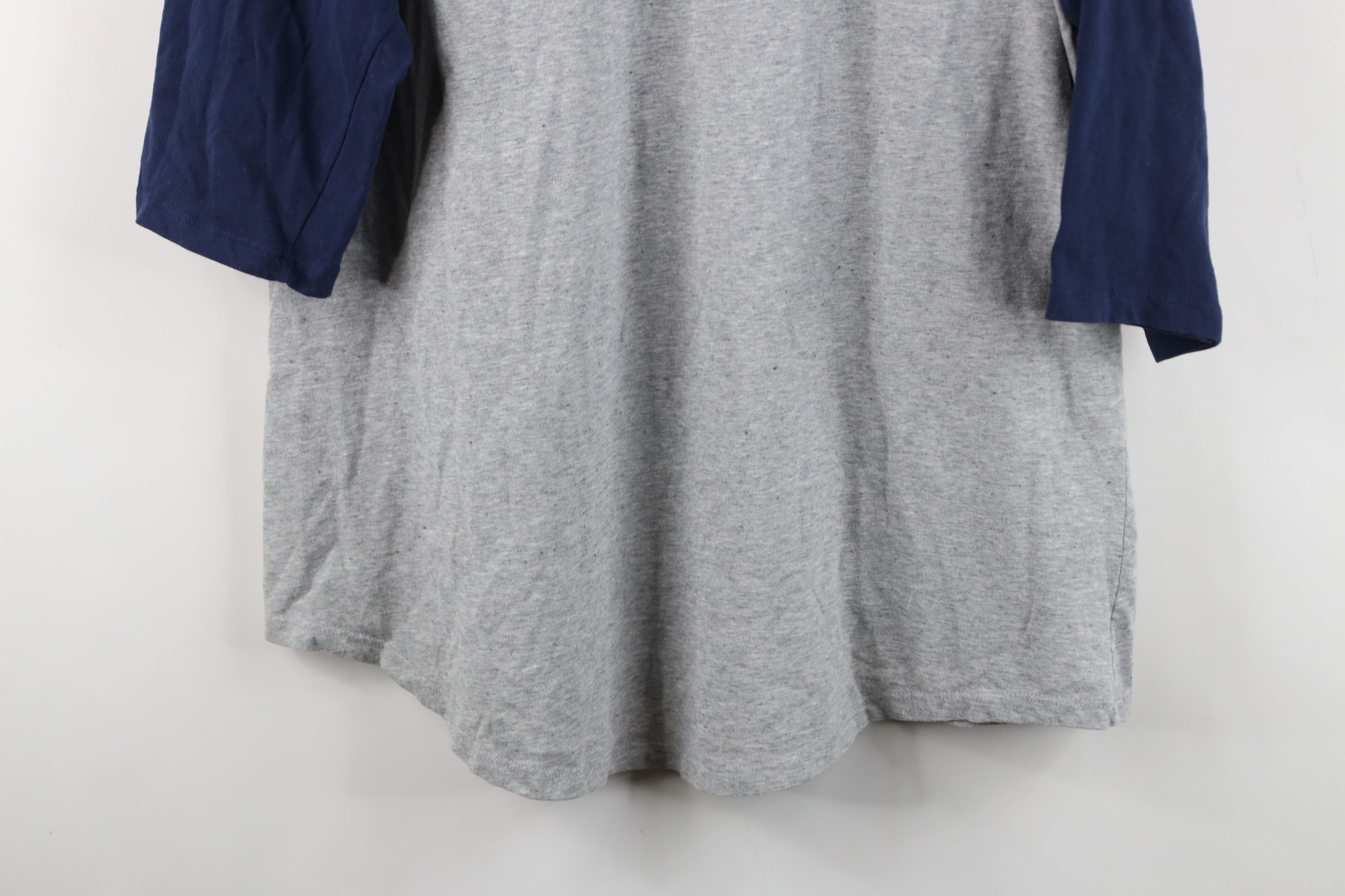 Nike Vintage Y2K Nike Swoosh Baseball Raglan T-Shirt Gray Blue Size US XL / EU 56 / 4 - 13 Thumbnail