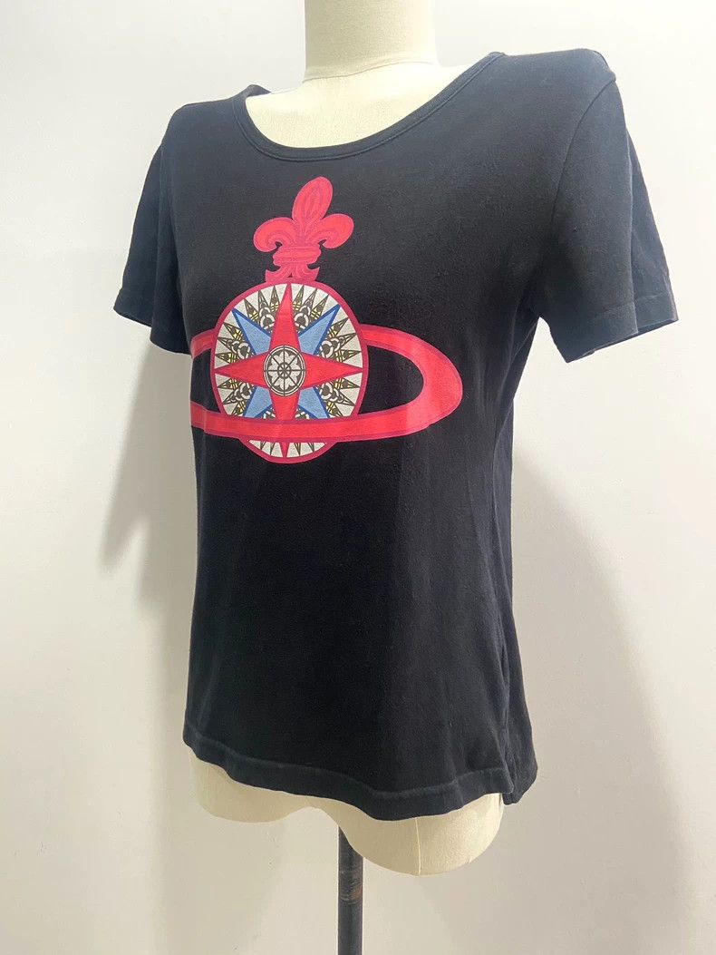 Vivienne Westwood Vivienne Westwood Saturn Logo short sleeve T-shirt Size L / US 10 / IT 46 - 5 Thumbnail