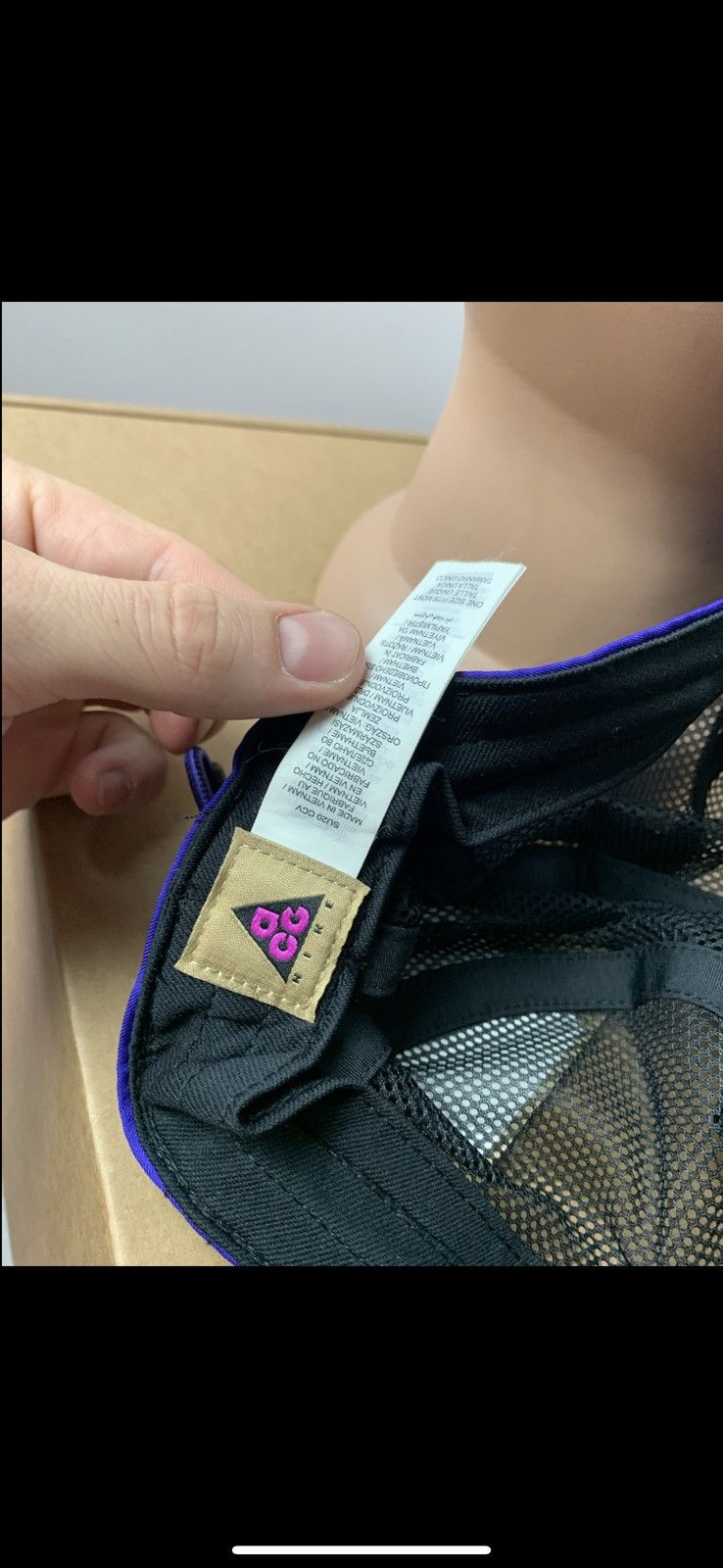 Nike Nike ACG purple cap tracker rare logo Size ONE SIZE - 5 Thumbnail