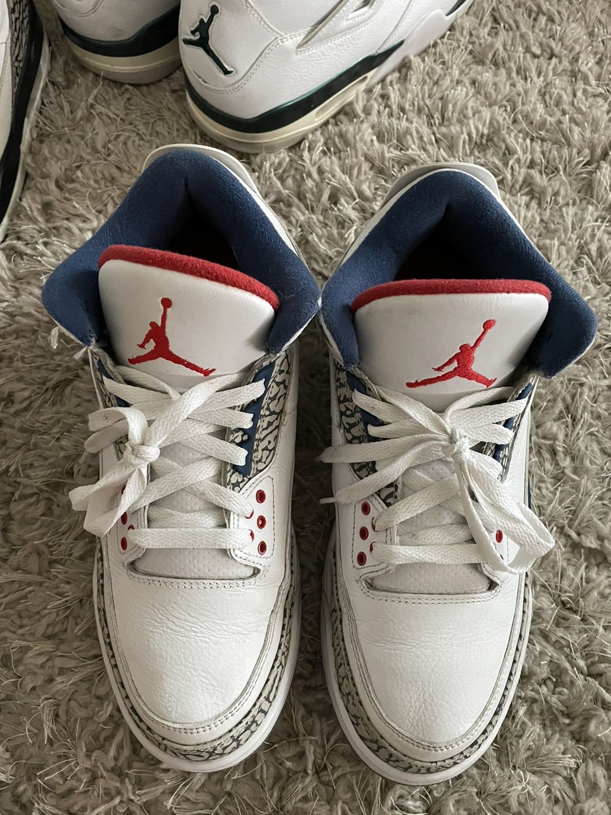 Jordan Brand Jordan 3 True Blue Size US 9.5 / EU 42-43 - 5 Thumbnail