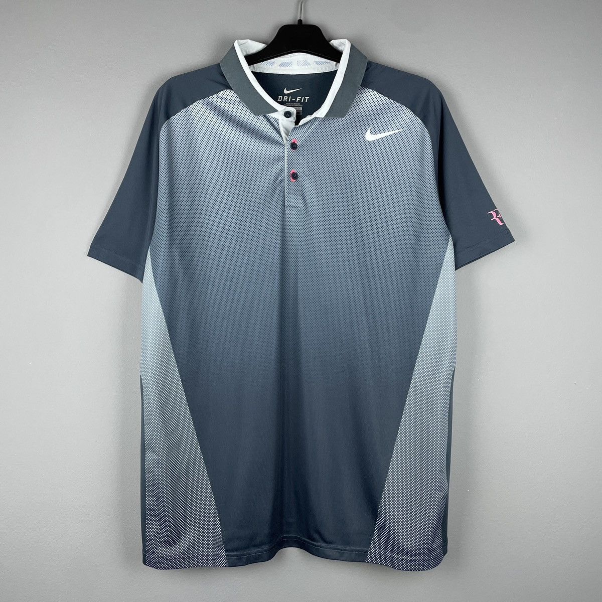 Nike Nike Roger Federer Polo Shirt US Open 2013 Night Session Size US XL / EU 56 / 4 - 1 Thumbnail