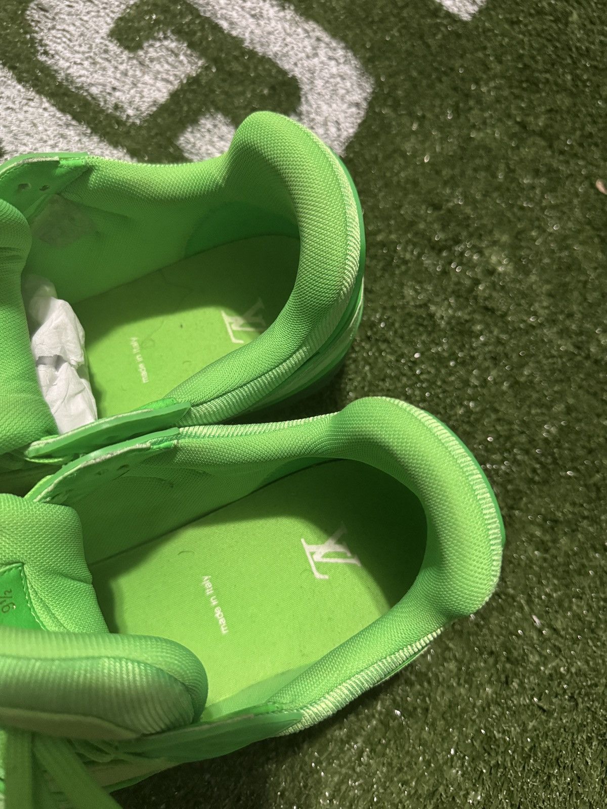 Louis Vuitton LV Virgil Slime Lime Green Skater Shoes Size US 9.5 / EU 42-43 - 8 Thumbnail