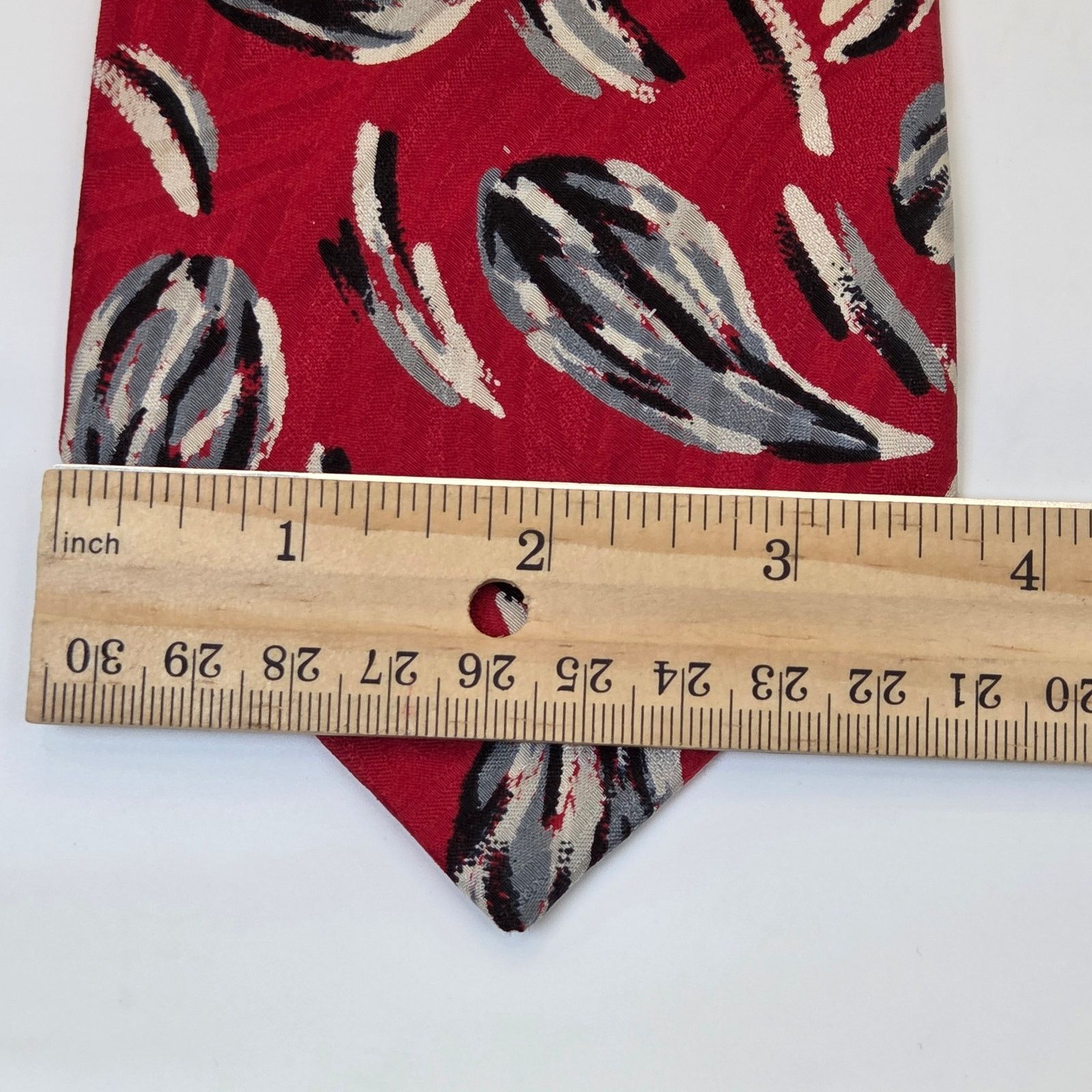 Pierre Balmain Pierre Balmain Italian Silk Abstract Tie Size ONE SIZE - 8 Thumbnail