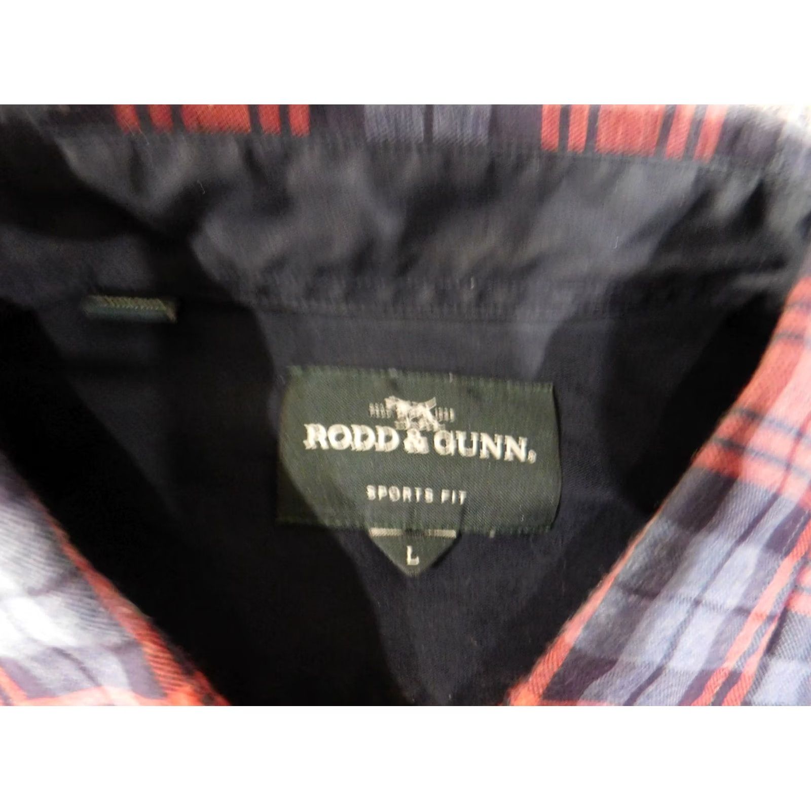 Rodd & Gunn Rodd & Gunn Shirt L Red Plaid Button-Up Long Sleeve Knit Cotton Regular Mens Modern Sports Western Size US L / EU 52-54 / 3 - 6 Thumbnail