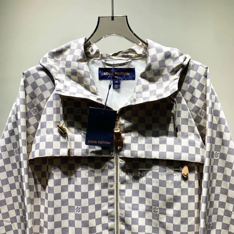 Louis Vuitton Louis Vuitton Plaid Zip Hooded Midi Coat Size S / US 4 / IT 40 - 3 Thumbnail