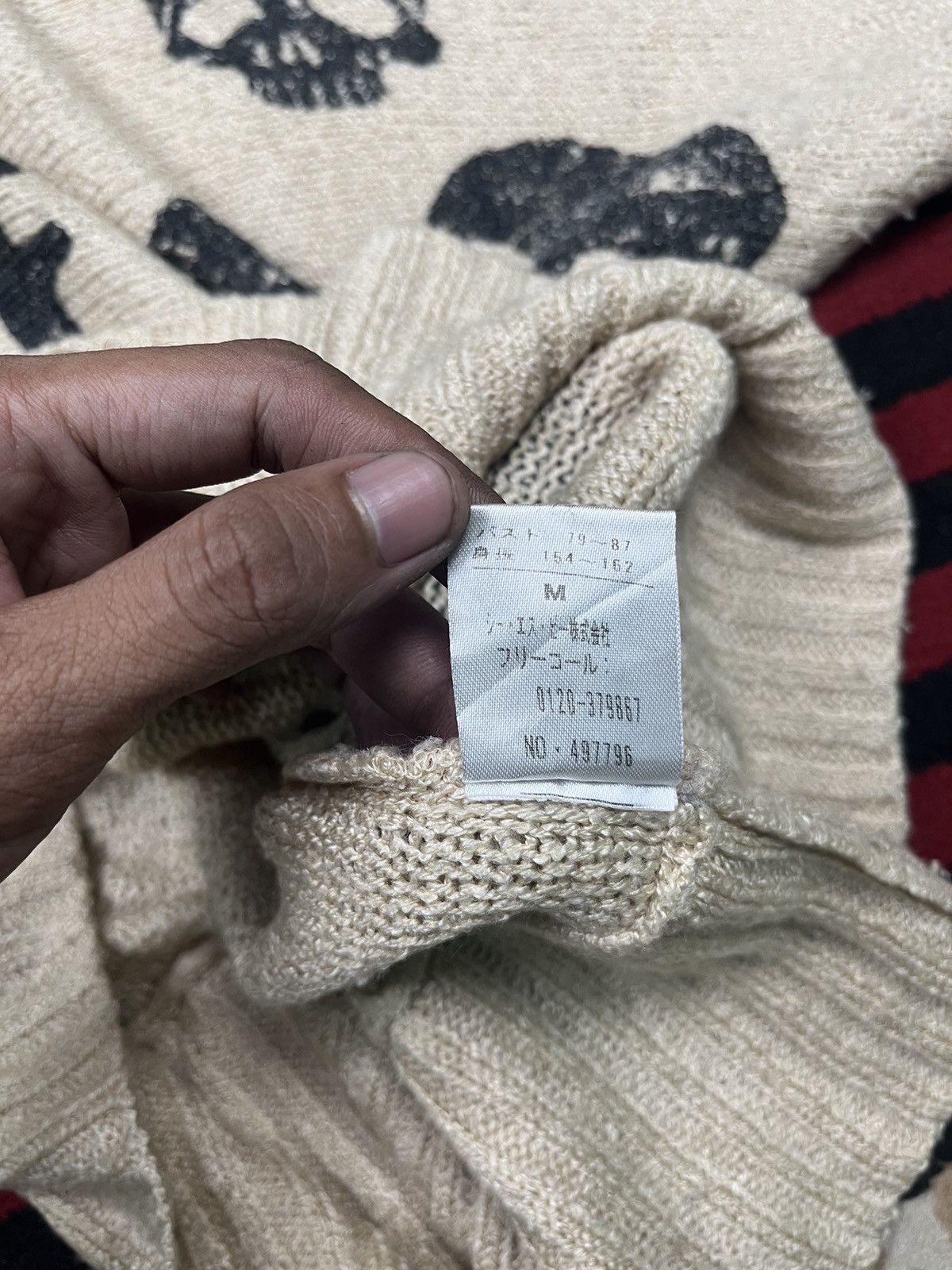 Japanese Brand Chu xxx Skull Y2K Knitwear Size M / US 6-8 / IT 42-44 - 8 Thumbnail