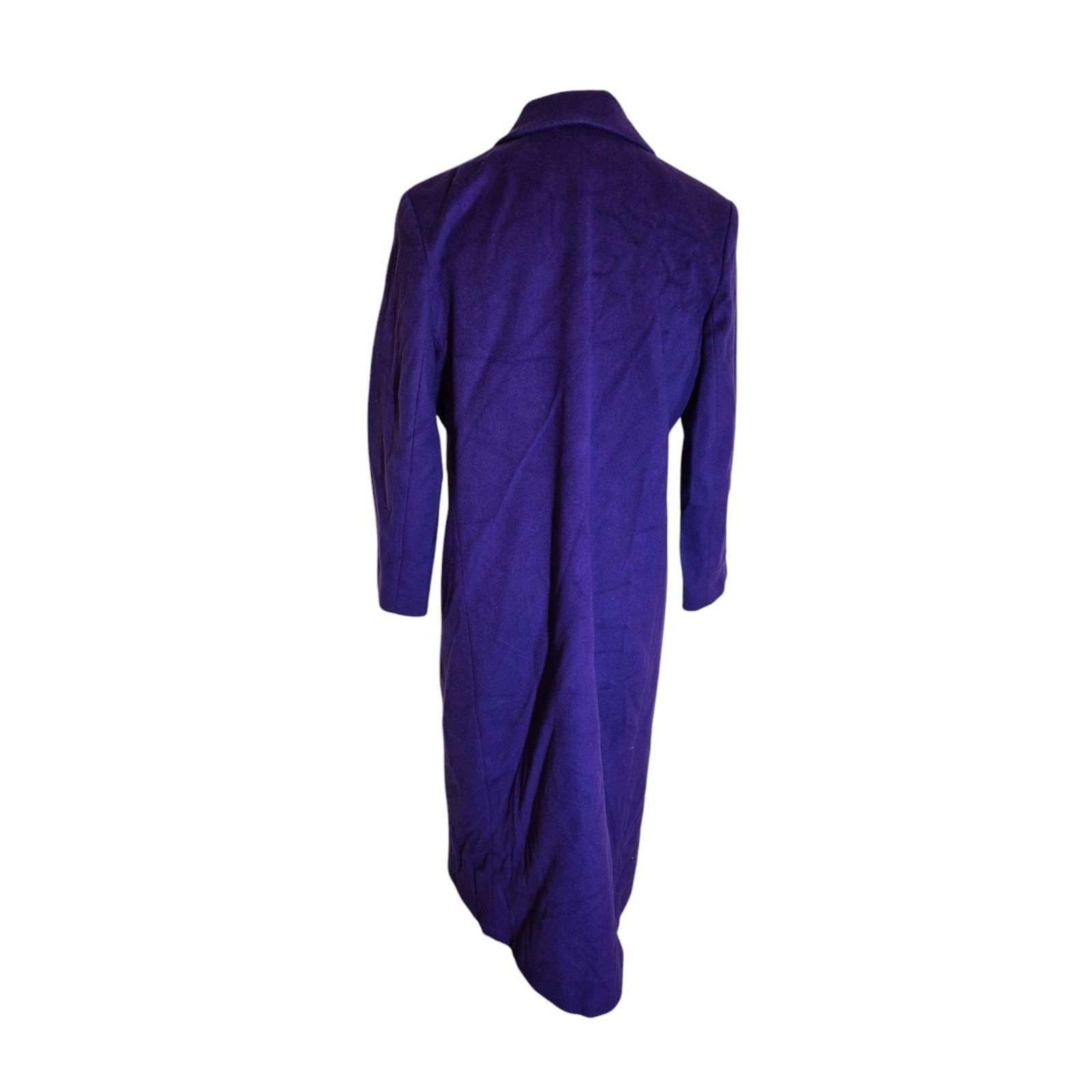Other Kristen Blake Vintage Wool Coat Felted Wool Long Dress Coat Size L / US 10 / IT 46 - 4 Thumbnail