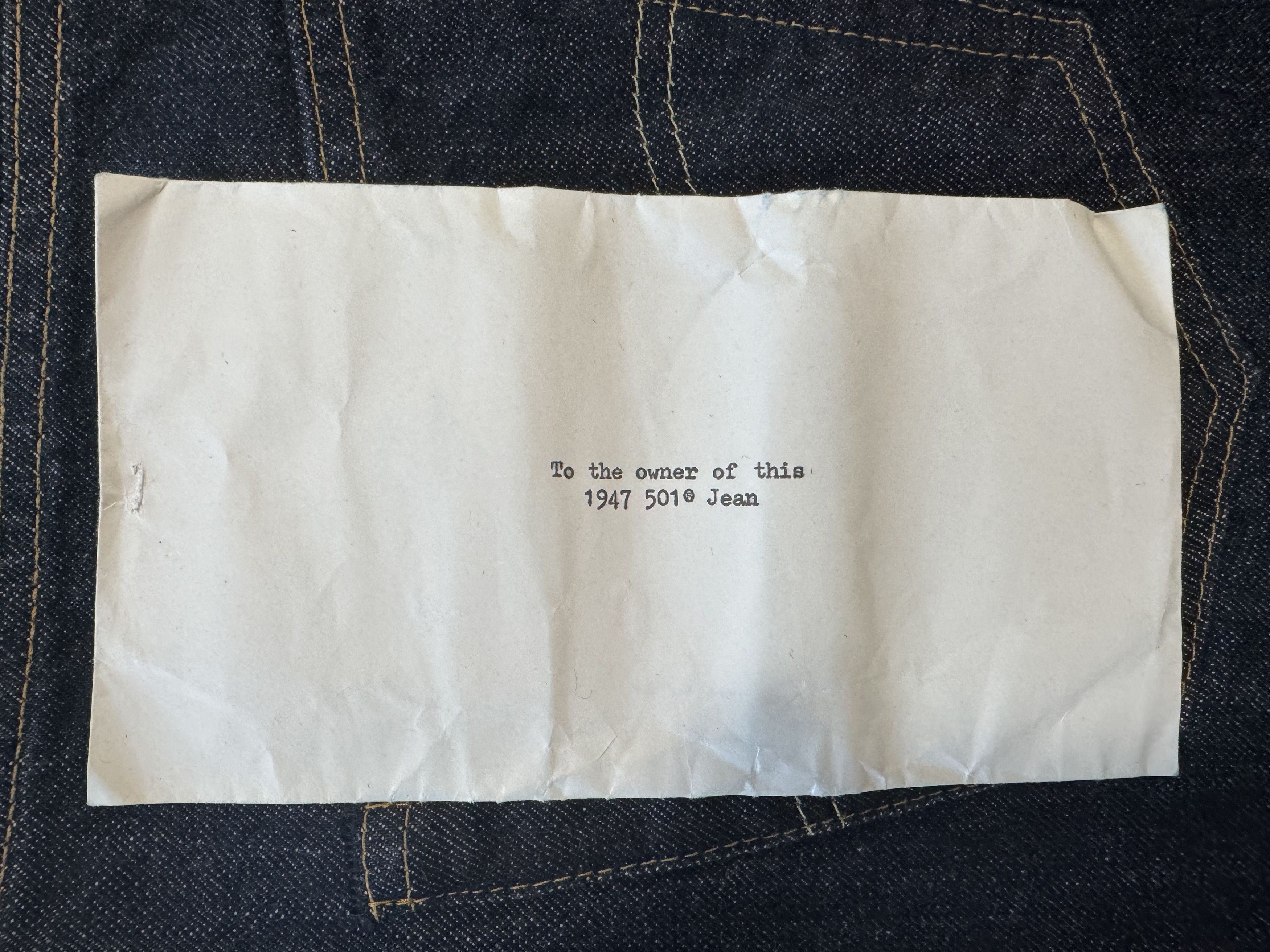 Levi's Vintage Clothing Brand New Levi's Vintage Clothing Selvedge 1947 501's Size US 32 / EU 48 - 6 Thumbnail