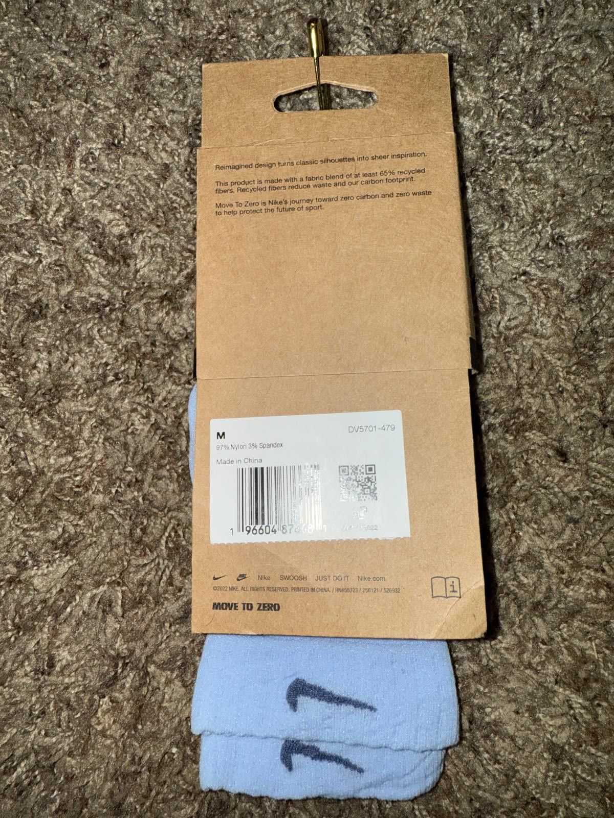 Nike Nike Women's Training Sheer Crew Socks (1 Pair) Adult Size ONE SIZE - 4 Thumbnail