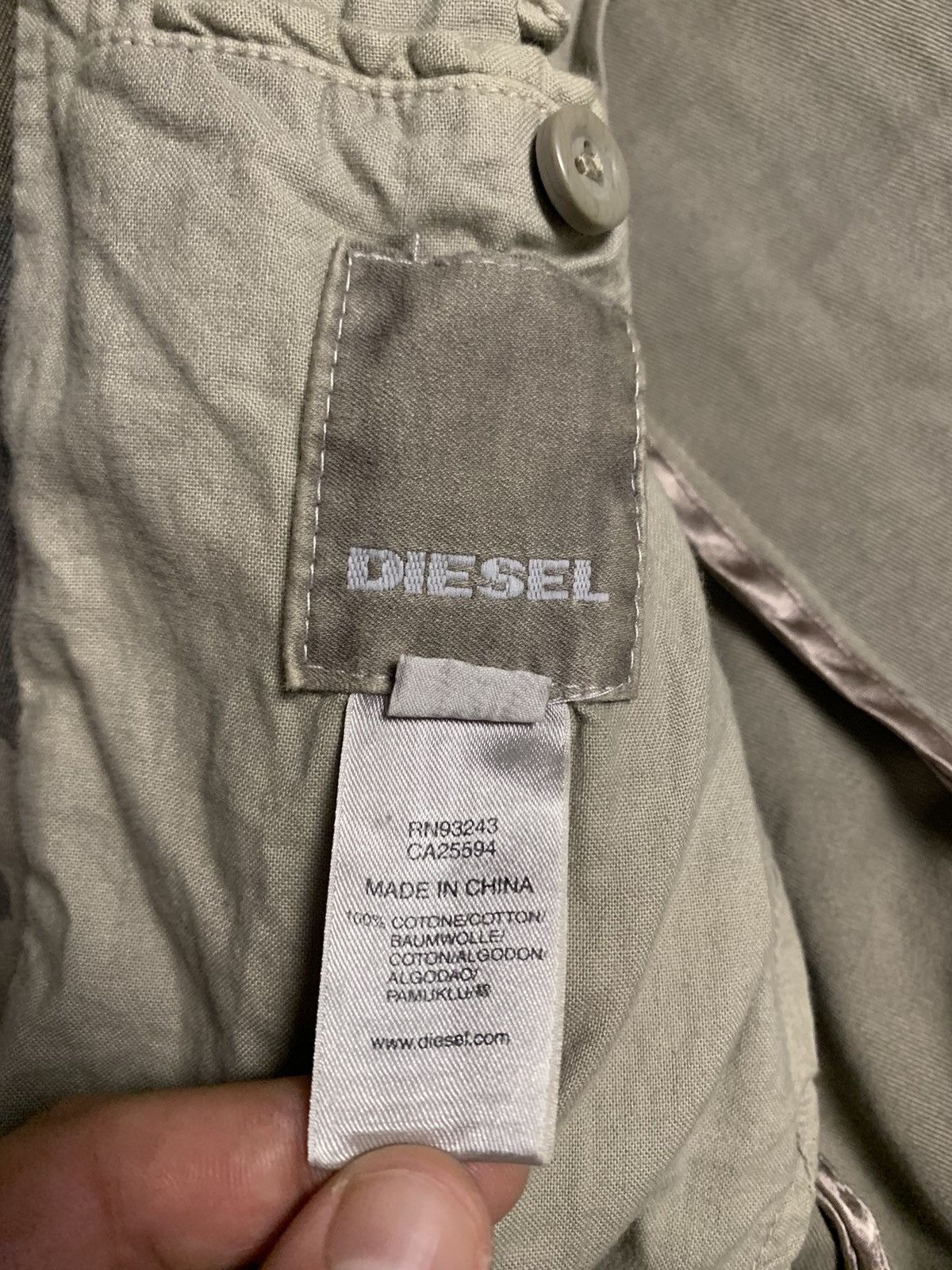 Diesel × Vintage Vintage Diesel Denim Camo blazer Jacket Size US M / EU 48-50 / 2 - 9 Thumbnail