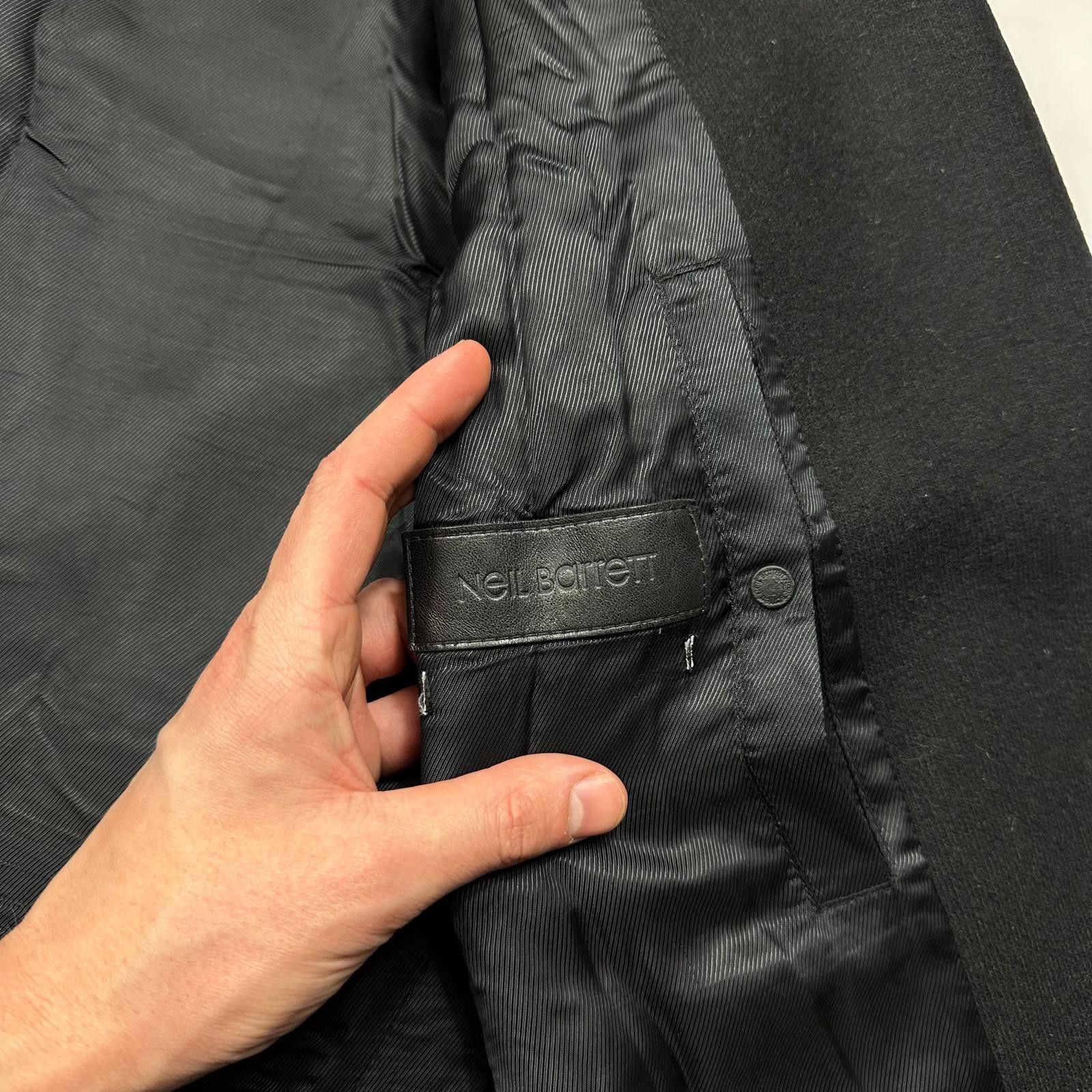 Neil Barrett Neil Barrett 00’s Leather + Wool Modular Zip Biker Jacket M Size US M / EU 48-50 / 2 - 10 Thumbnail