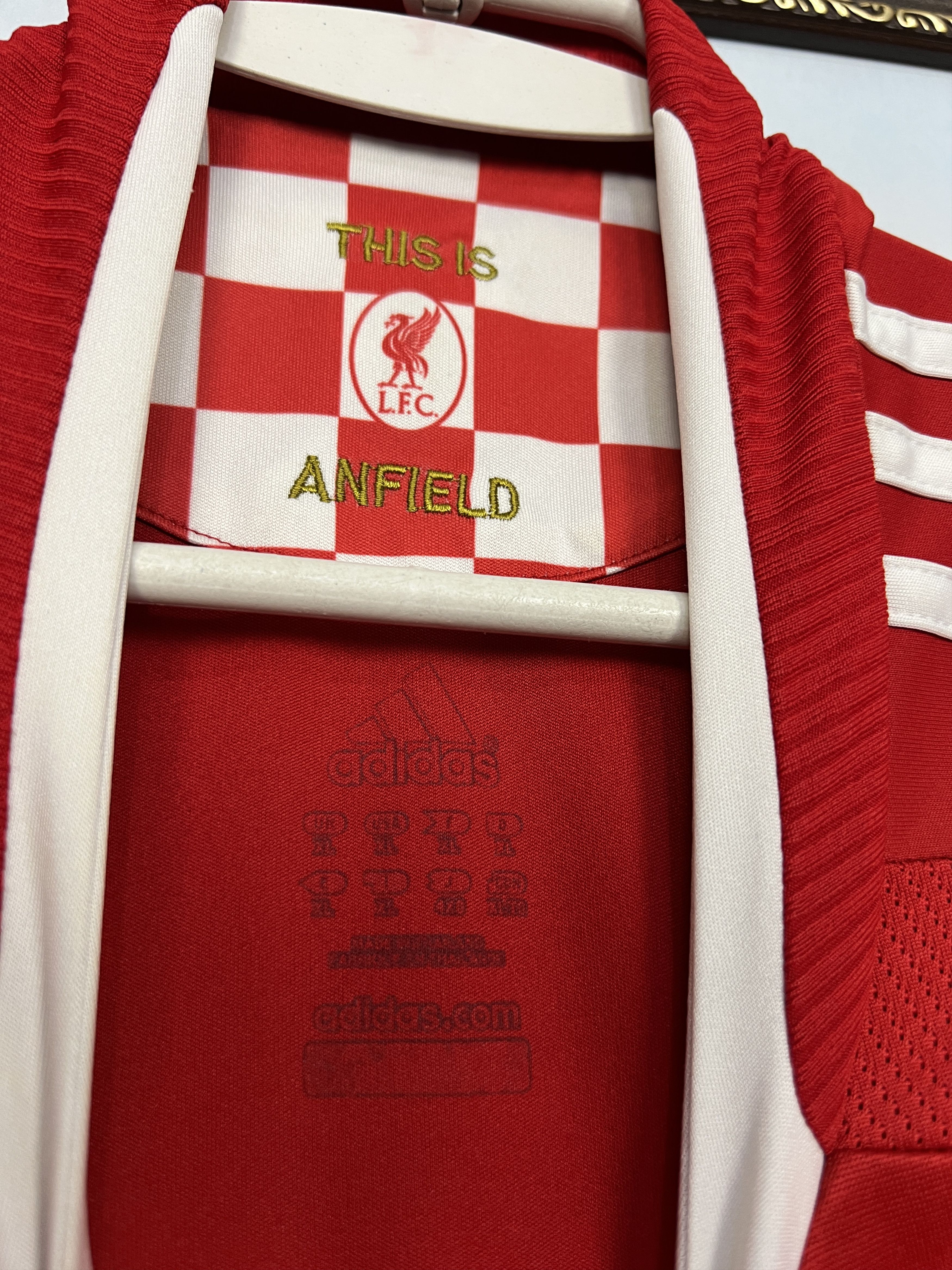 Adidas Liverpool Home football shirt 2008 Soccer Jersey Trikot Size US XL / EU 56 / 4 - 6 Thumbnail
