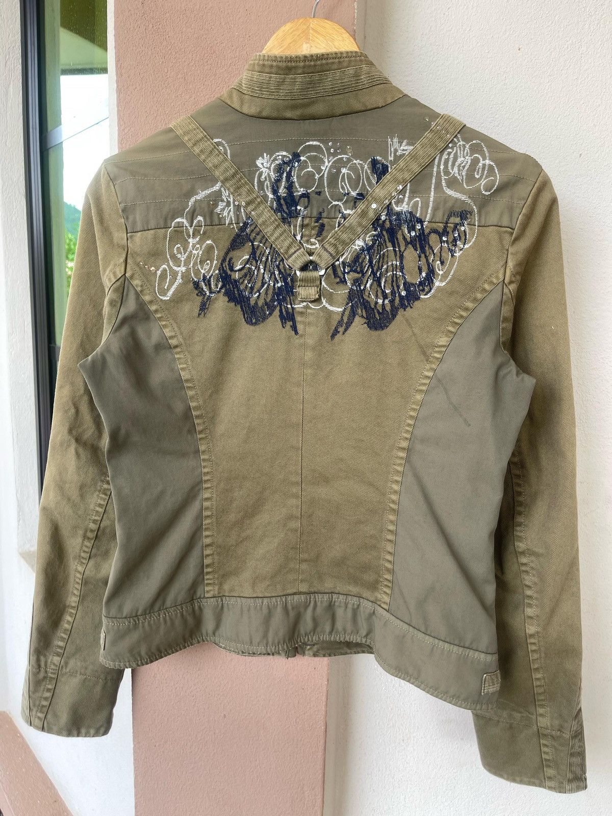 Designer × Diesel × Vintage Spring Summer Wind Diesel Parachute Jacket Size M / US 6-8 / IT 42-44 - 14 Thumbnail