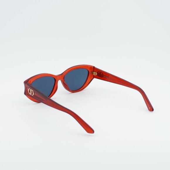 Dior Dior DIORGLOW B1I 35B0 Sunglasses Red Cat Eye Frame Size ONE SIZE - 3 Thumbnail