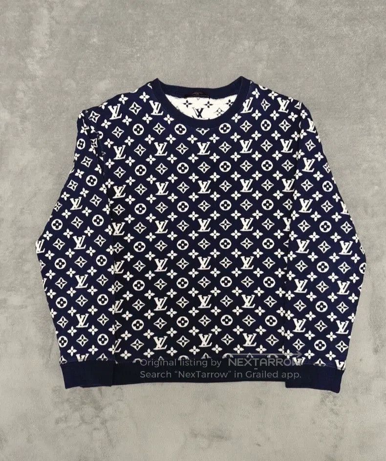 Louis Vuitton Louis Vuitton size 4l Full print sweater with presbyopia sw Size US M / EU 48-50 / 2 - 2 Thumbnail