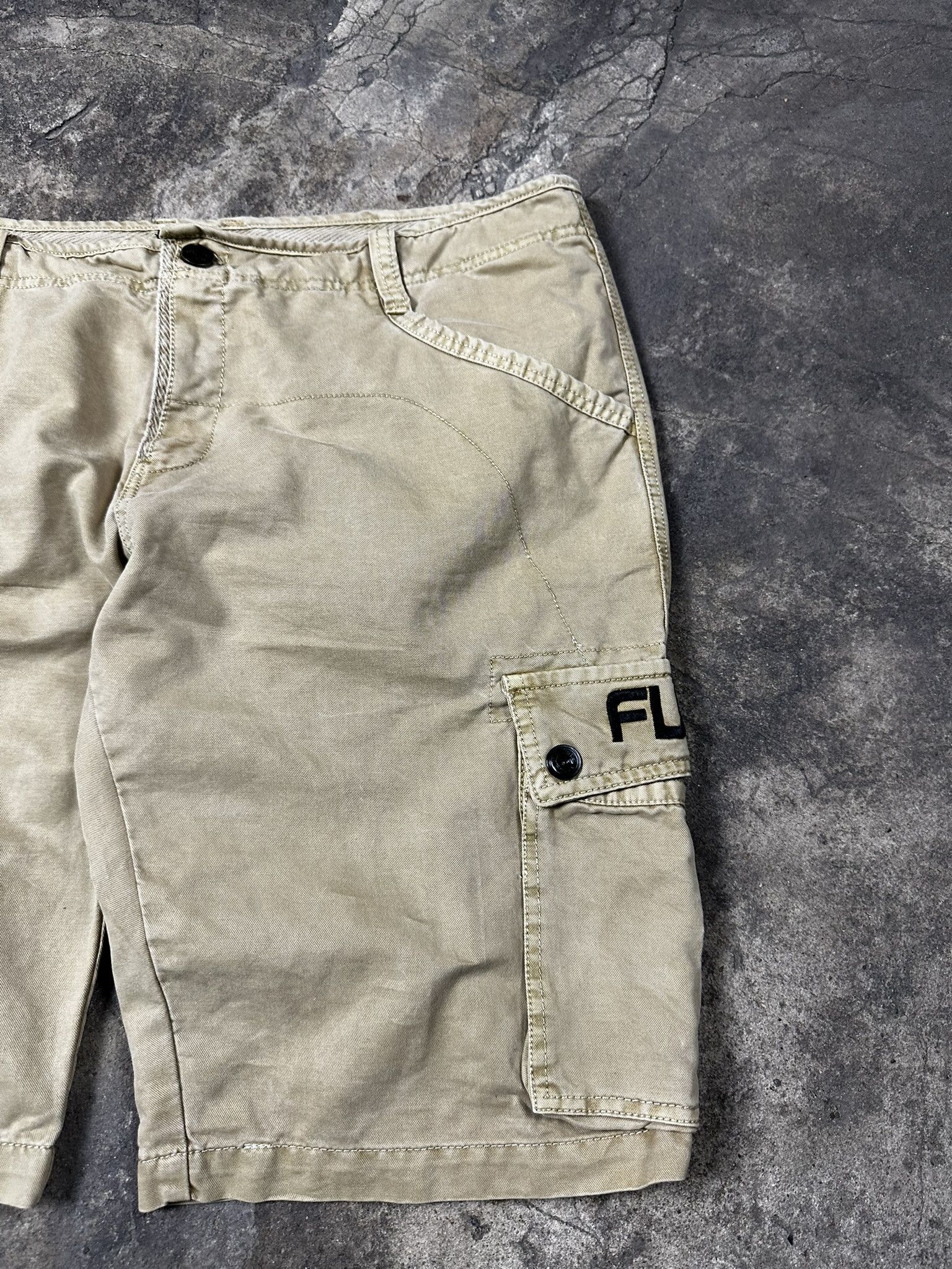 Fubu Vintage Y2k FUBU Cargo Hiphop Rap Shorts 2000s Size US 38 / EU 54 - 3 Thumbnail