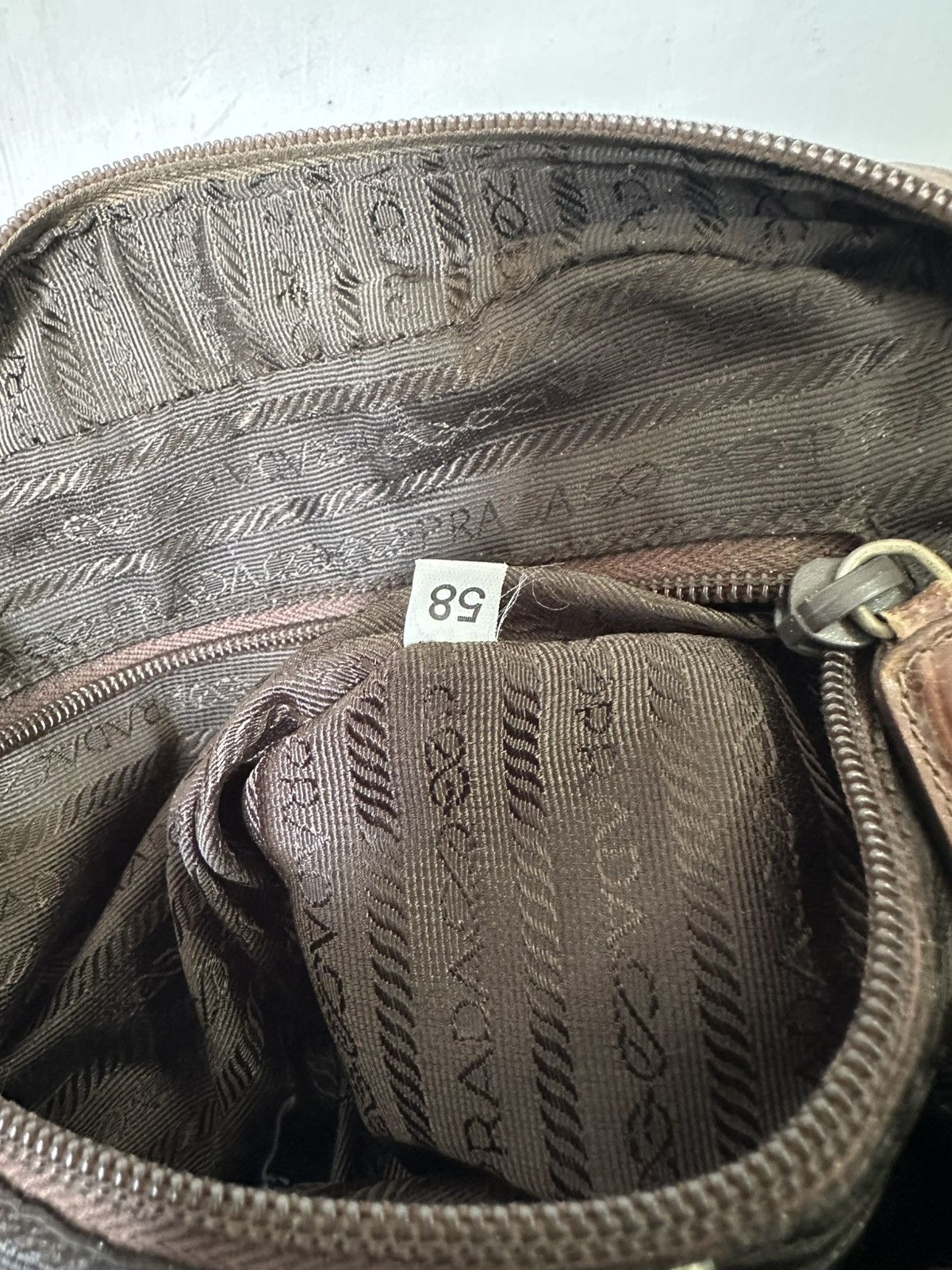 Prada Vintage Prada Handbag Croco Leather and Nylon Tessuto bag Size ONE SIZE - 21 Thumbnail
