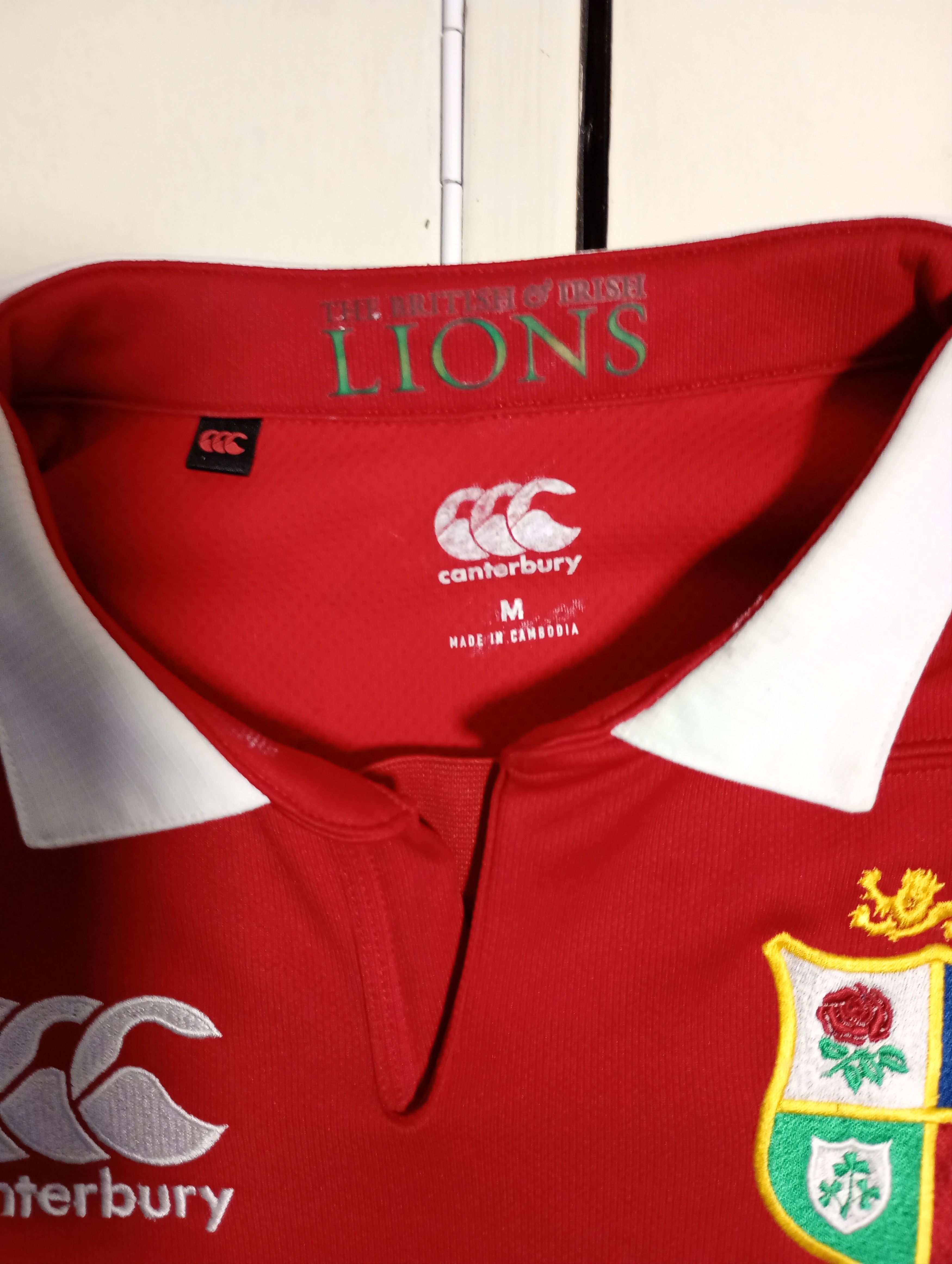 Canterbury of New Zealand British and Irish Lions 2017 Home Rugby Shirt Canterbury Size US M / EU 48-50 / 2 - 9 Thumbnail