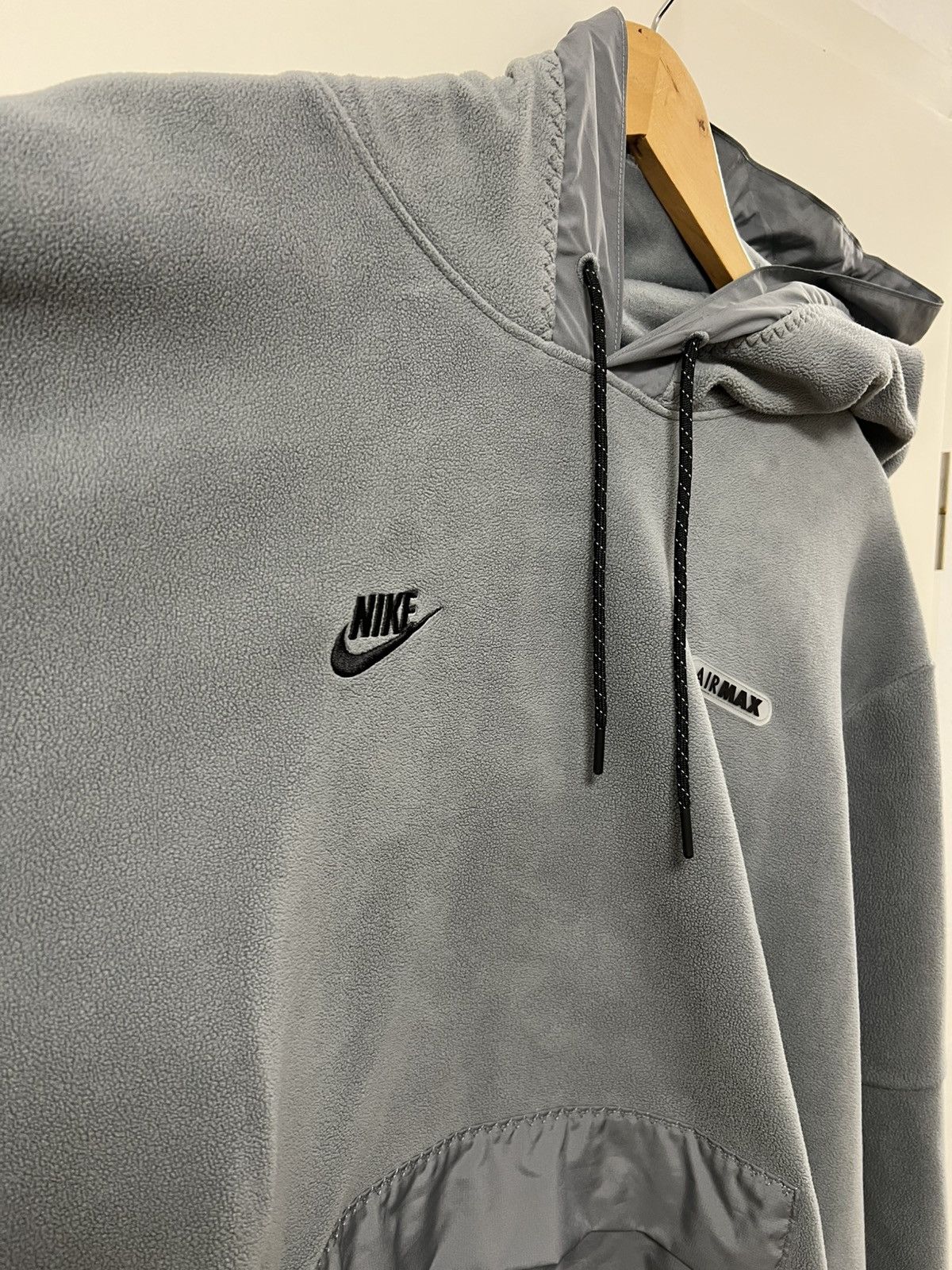 Nike Nike Air Max Therma-FIT Fleece Hoodie (Gray) Size US XL / EU 56 / 4 - 2 Thumbnail