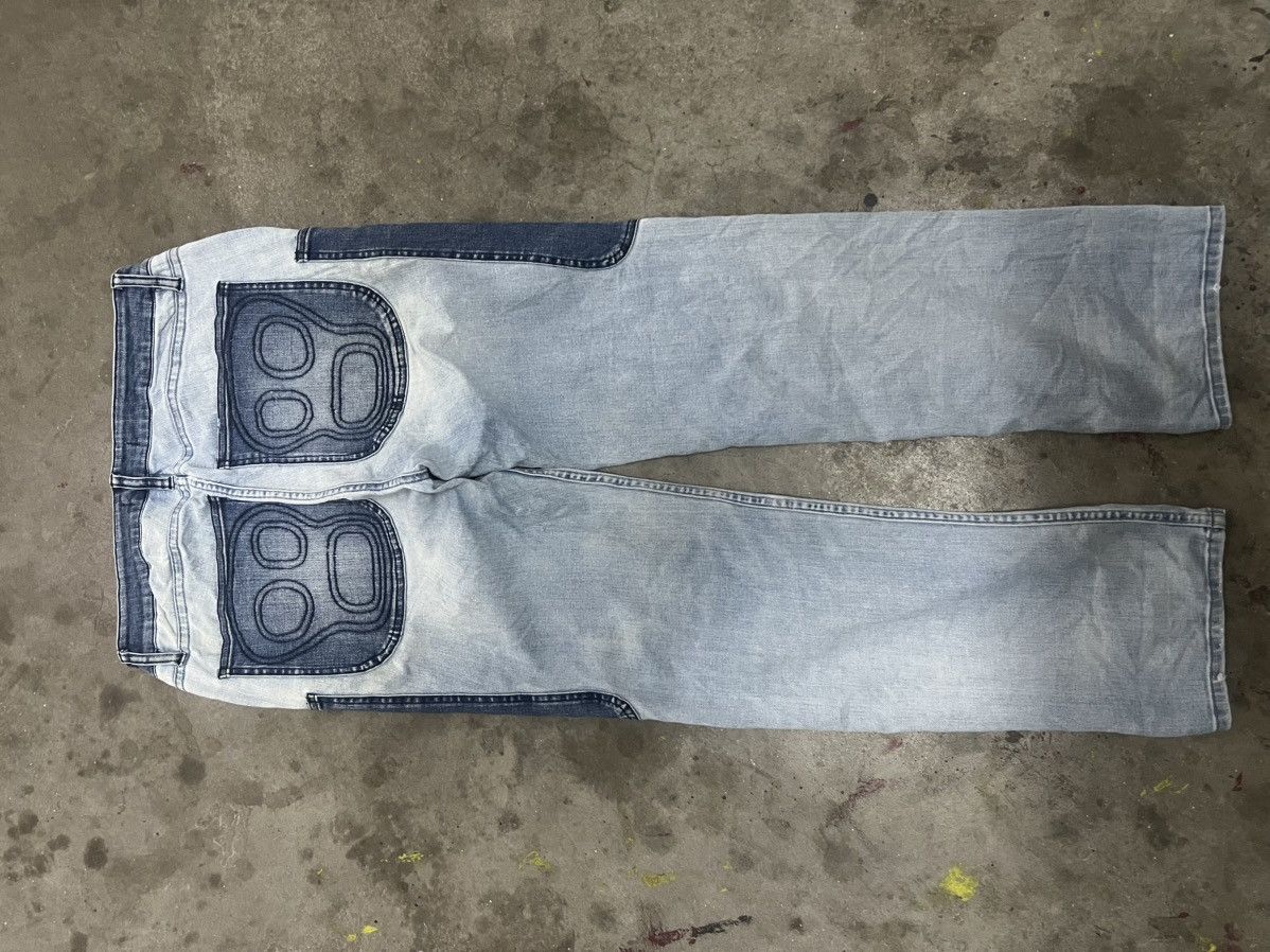 Designer × Issey Miyake TSUMORI CHISATO DOUBLE POCKET DISTRESSED DENIM PANT Size US 28 / EU 44 - 9 Thumbnail
