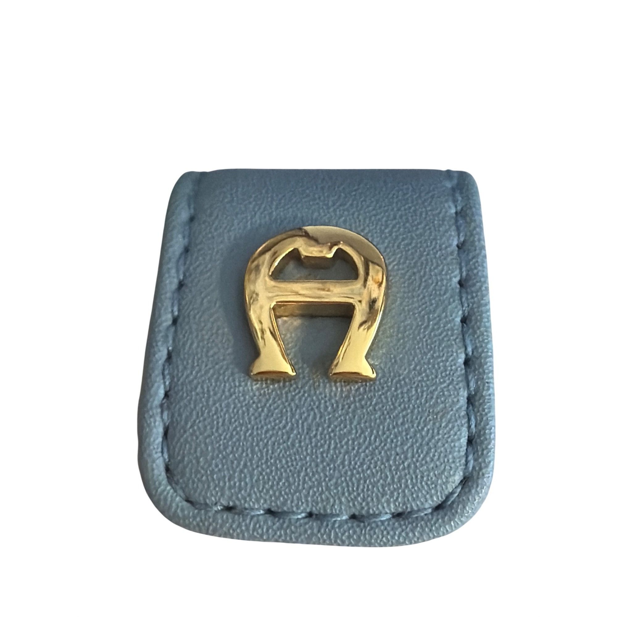 Etienne Aigner Etienne Aigner Woven Straw Blue Faux Leather BiFold Wallet L Size ONE SIZE - 4 Thumbnail