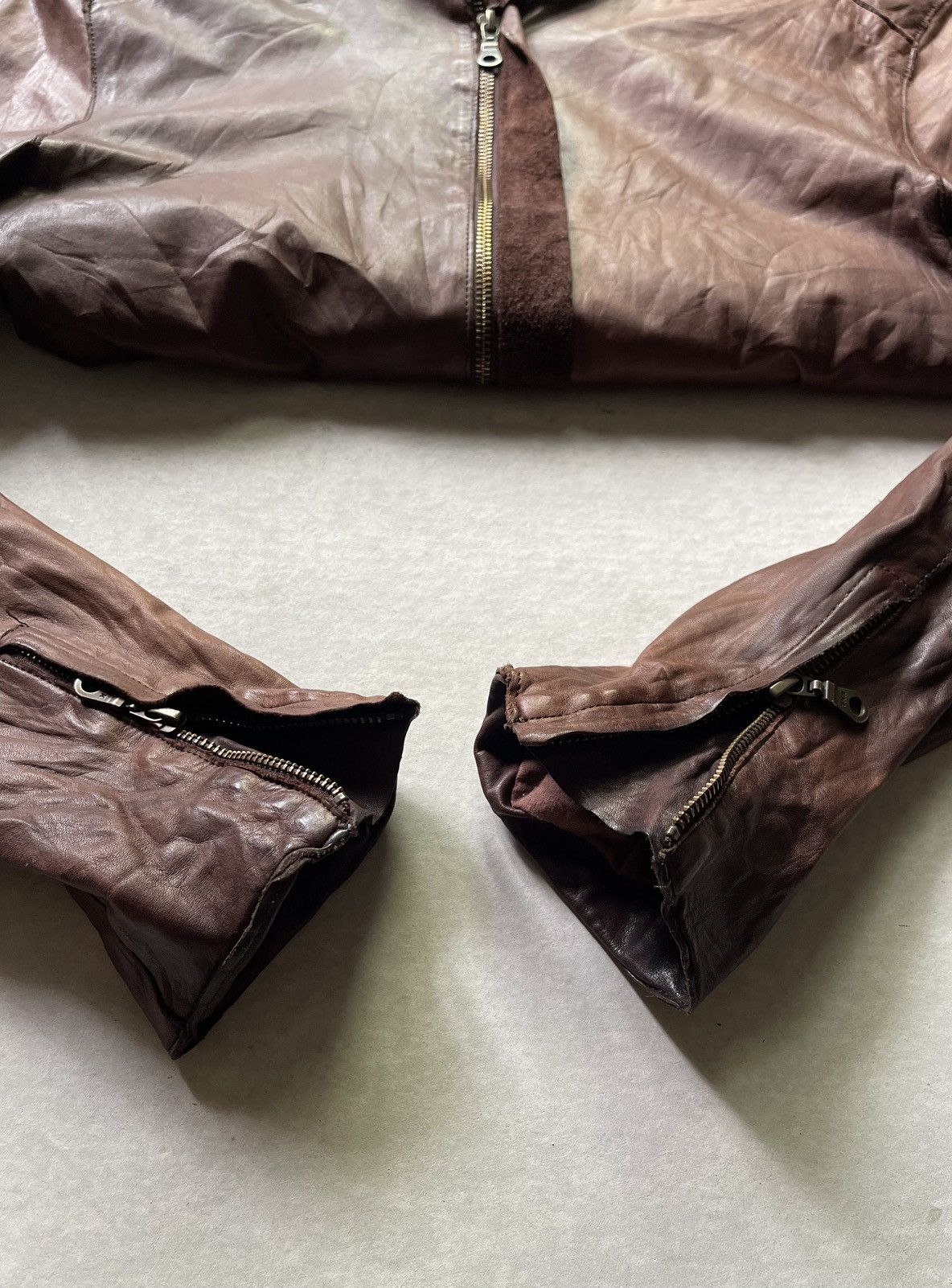 14th Addiction 🔥Vintage Sisii Japan Genuine Leather Racer Jacket LGB Style Size US M / EU 48-50 / 2 - 9 Thumbnail