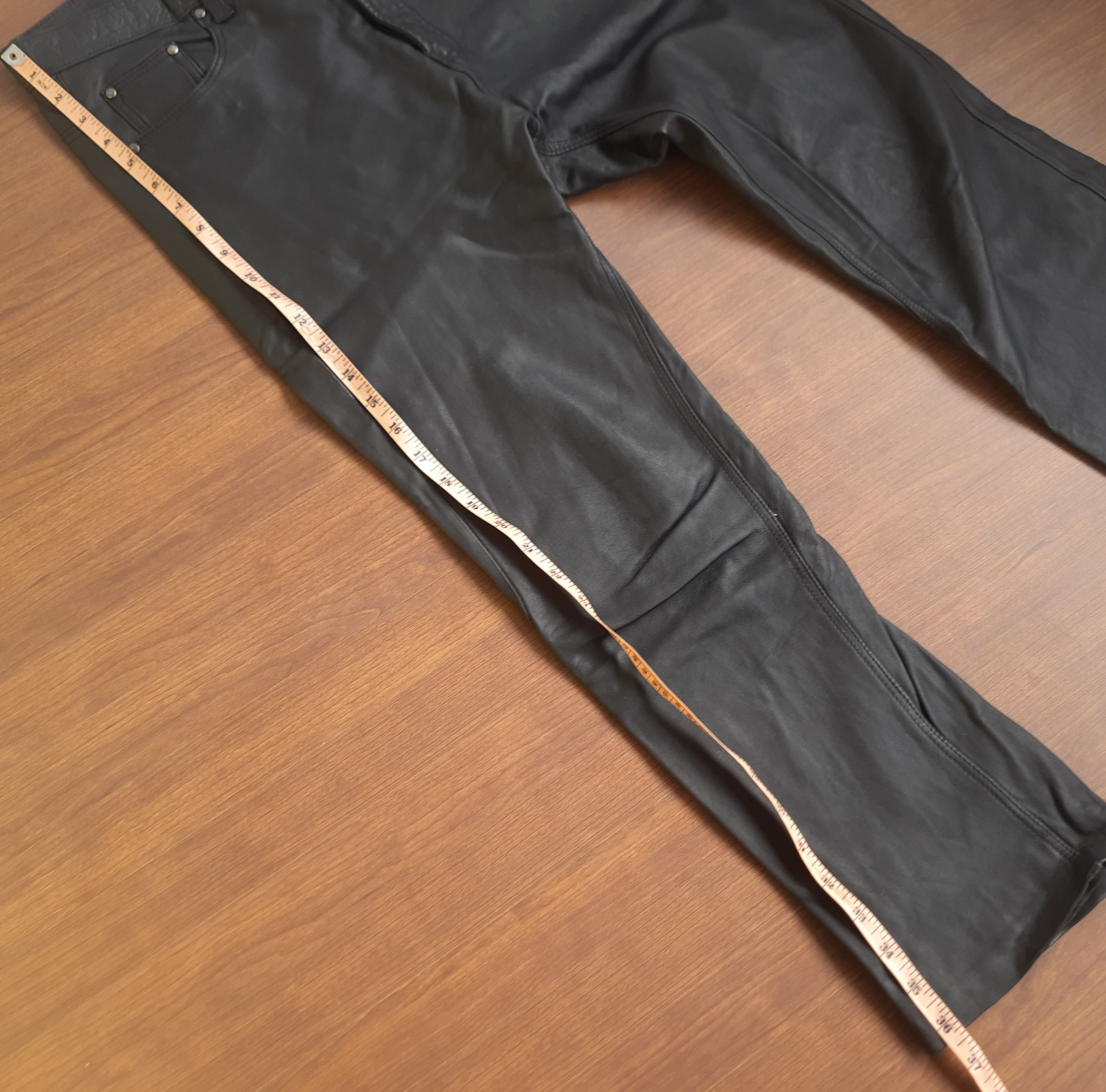 Beauty Beast Y2K No Label Leather Pants Japan Grunge Size US 30 / EU 46 - 15 Thumbnail