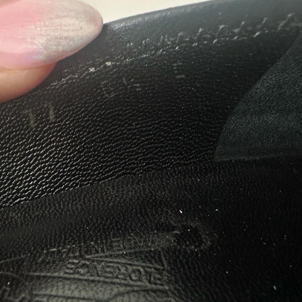 Salvatore Ferragamo Salvatore Ferragamo Fondente Black Wedge Pumps Leather 8.5 Size US 8.5 / IT 38.5 - 8 Thumbnail